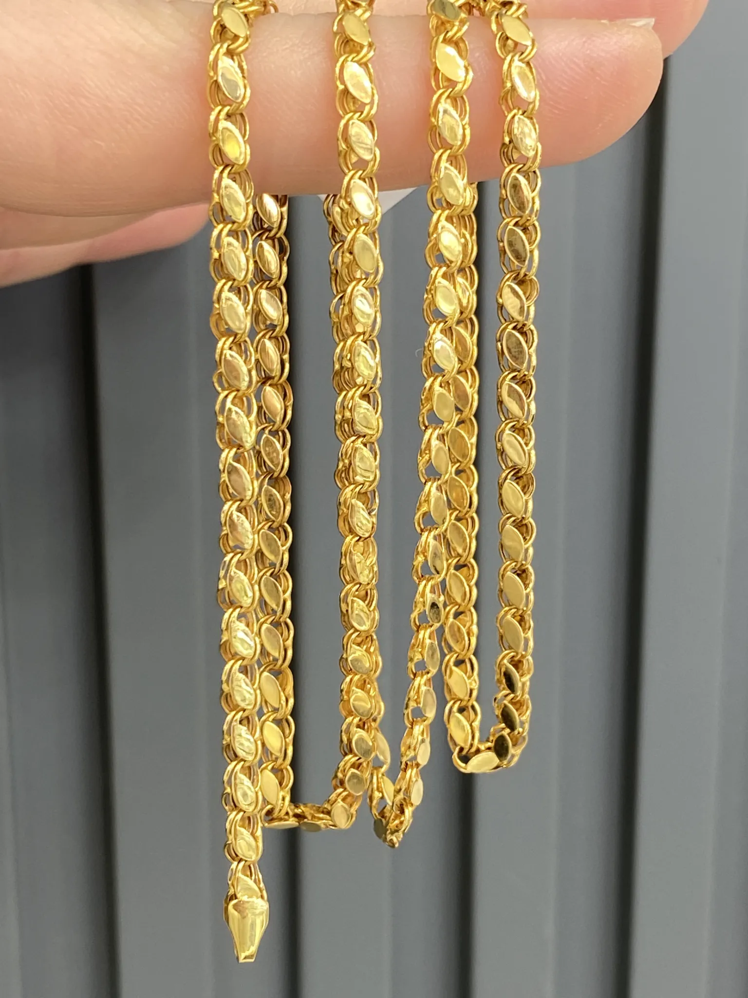 14 Ayar Pullu Model Zincir 65 Cm