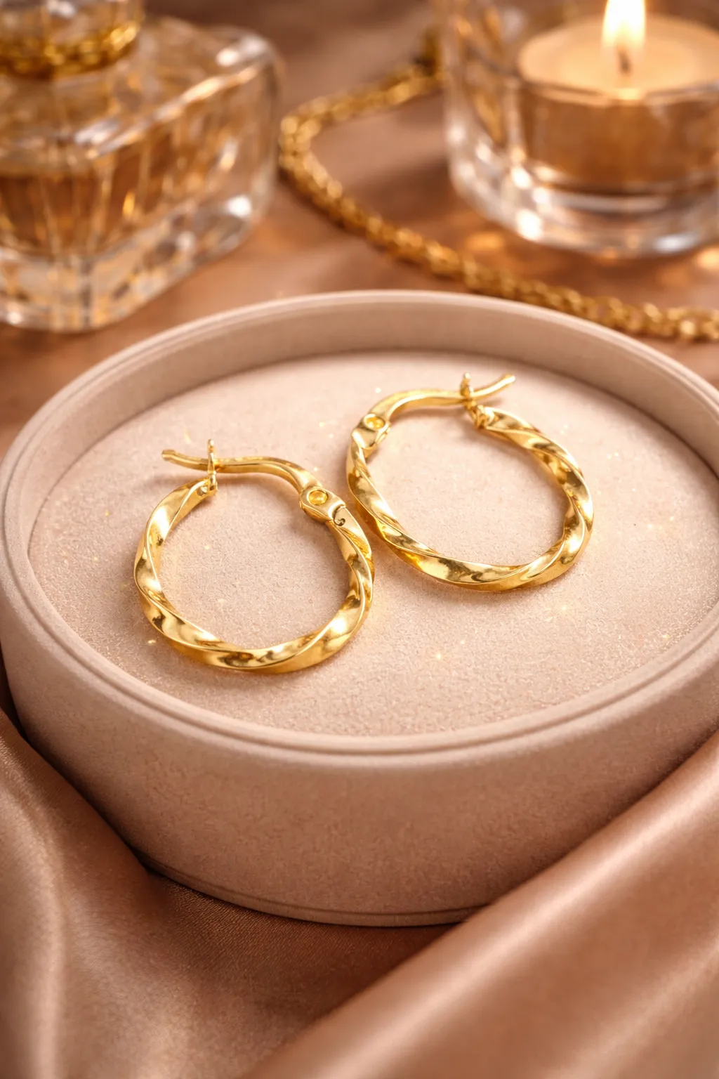 Favori Marka Desenli Halka Küpe 