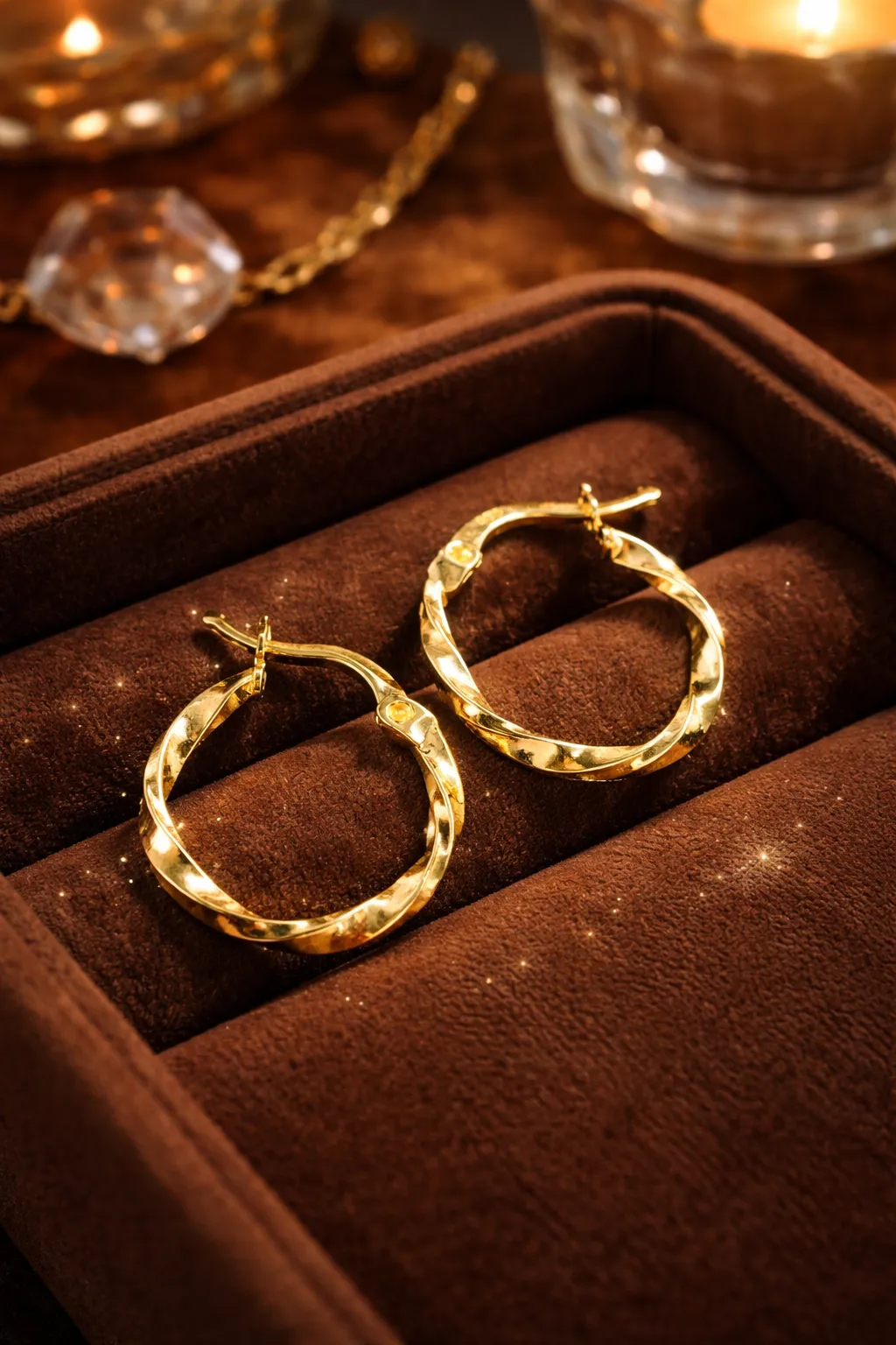 Favori Marka Desenli Halka Küpe 