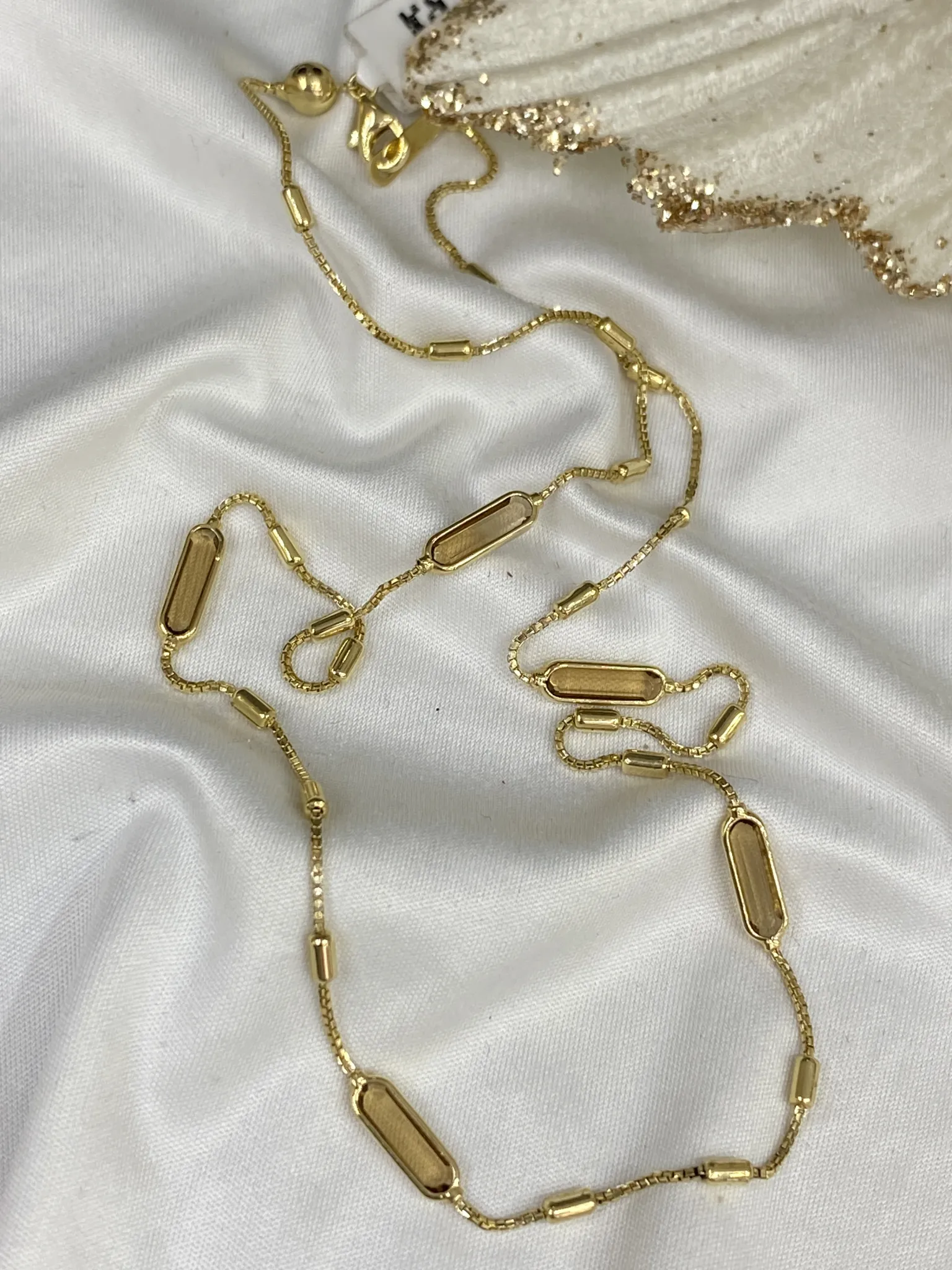 Favori Marka Renkli Taşlı Kolye 45 cm