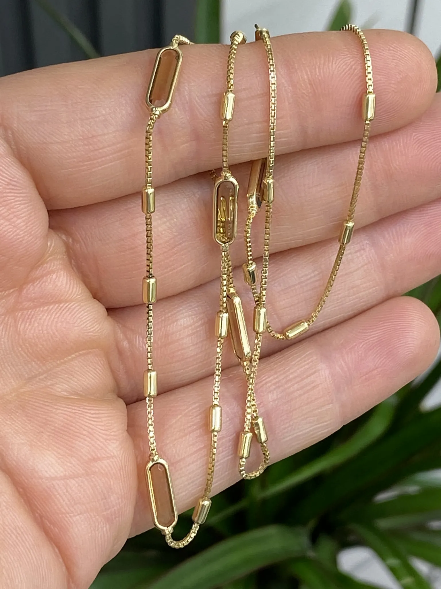 Favori Marka Renkli Taşlı Kolye 45 cm