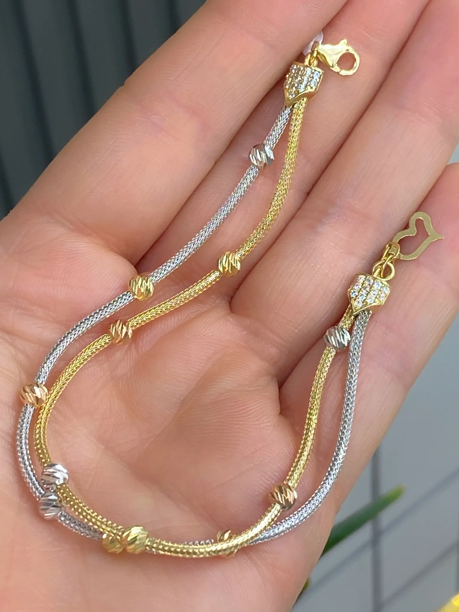 Favori Marka Dorikalı Çift Renk Bileklik