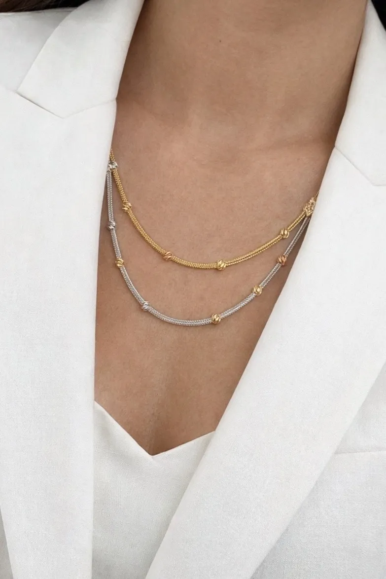 Favori Marka Dorikalı Çift Renk Zincir