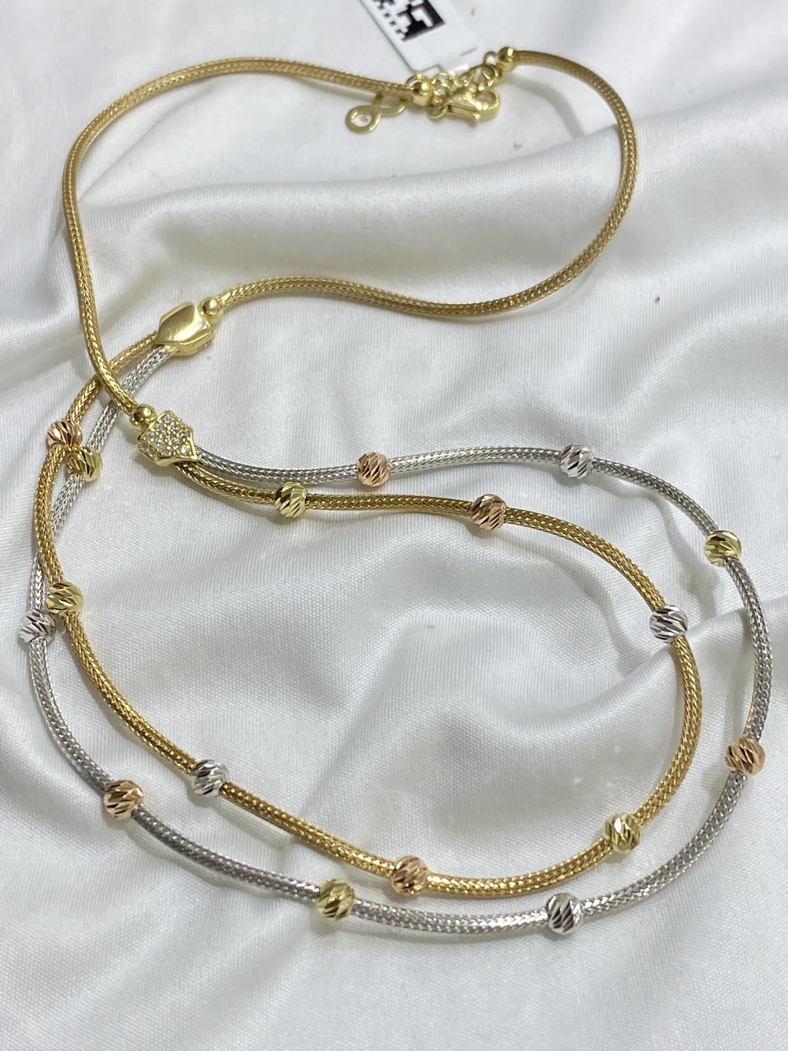 Favori Marka Dorikalı Çift Renk Zincir