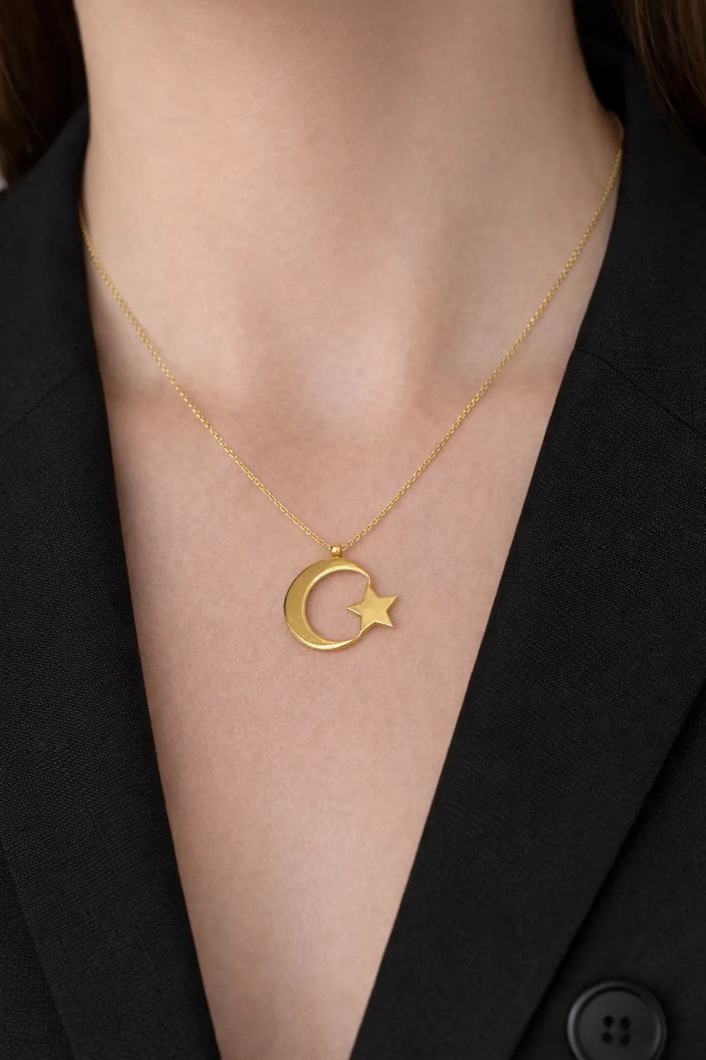 Favori Marka Ay Yıldız Model Kolye