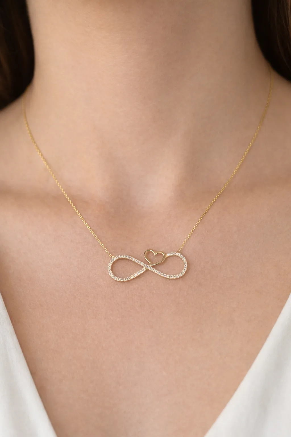 Favori Marka Sonsuzluk Model Kolye 