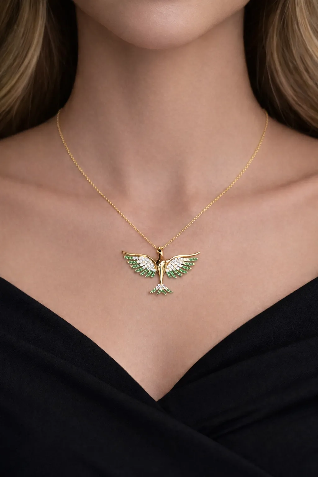 Favori Marka Anka Kuşu Model Kolye 