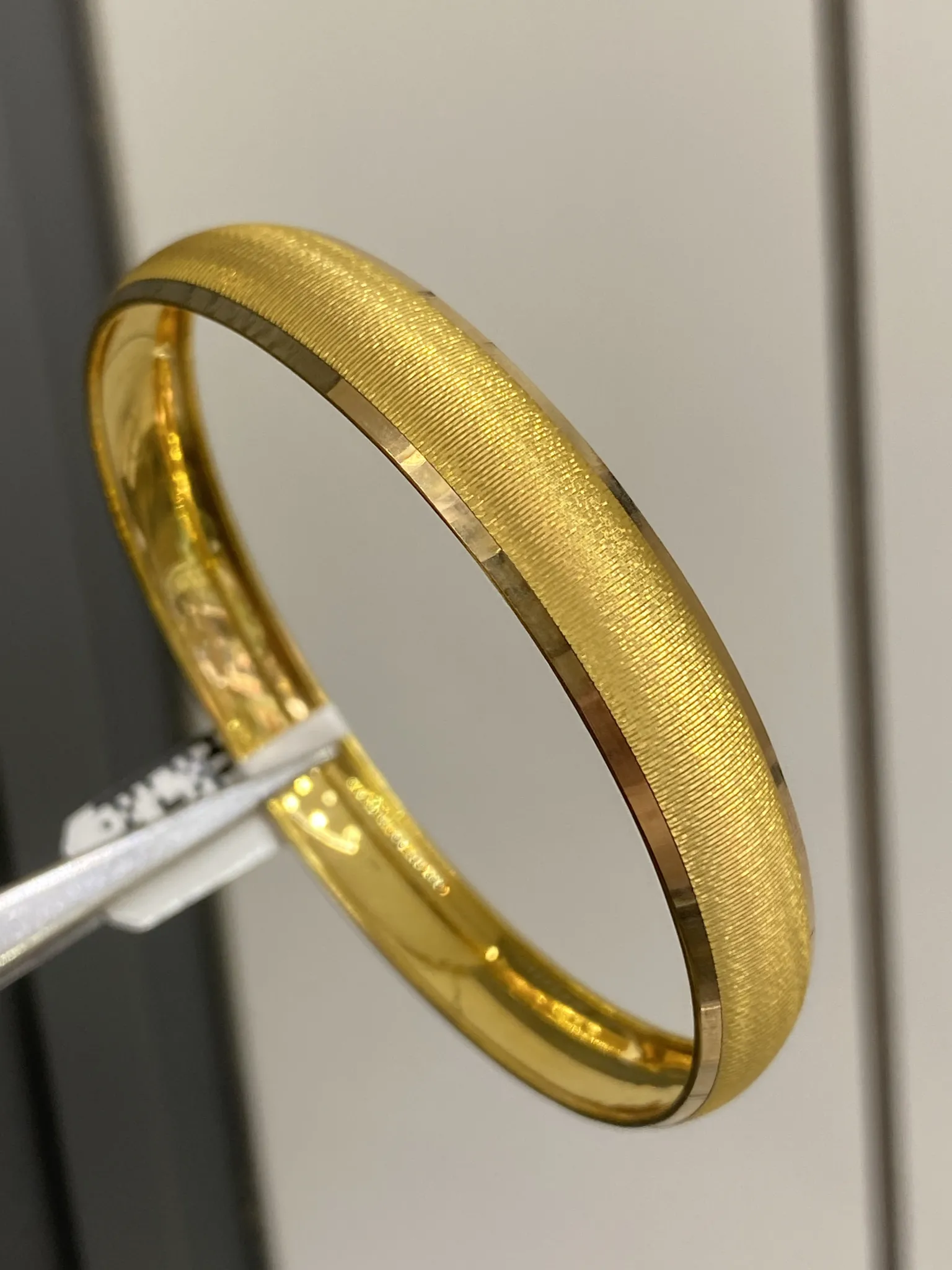 14 Ayar Hediyelik Desenli Bilezik 21 NO