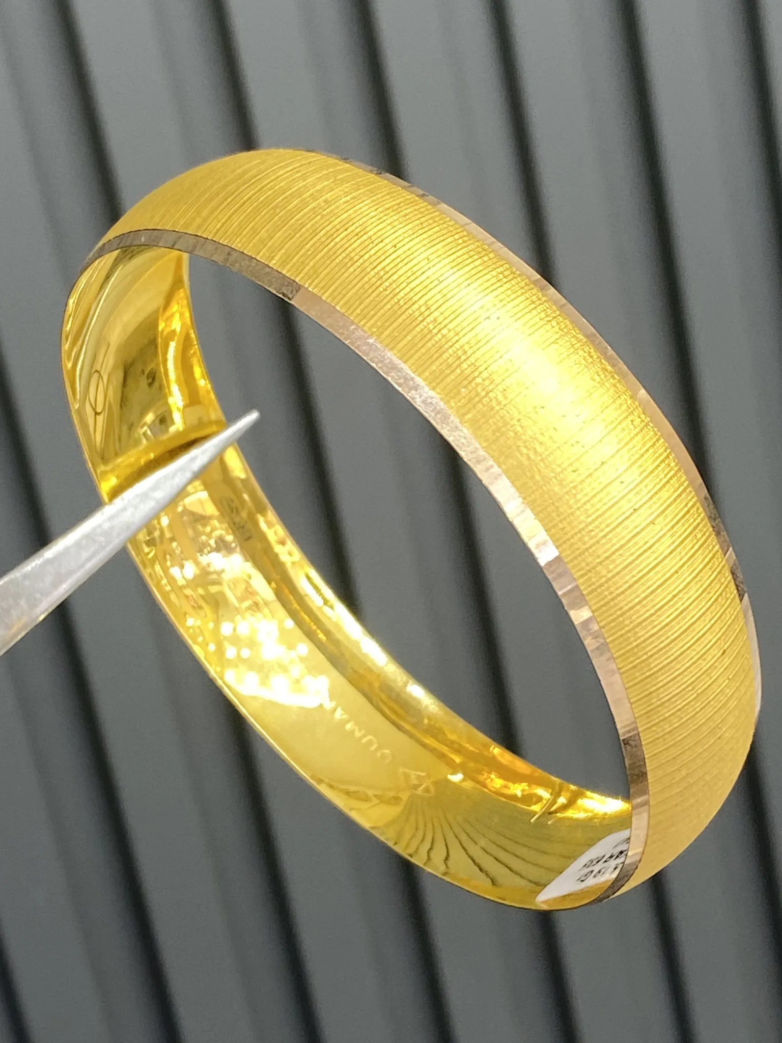 21 Numara 14 Ayar Desenli Bilezik