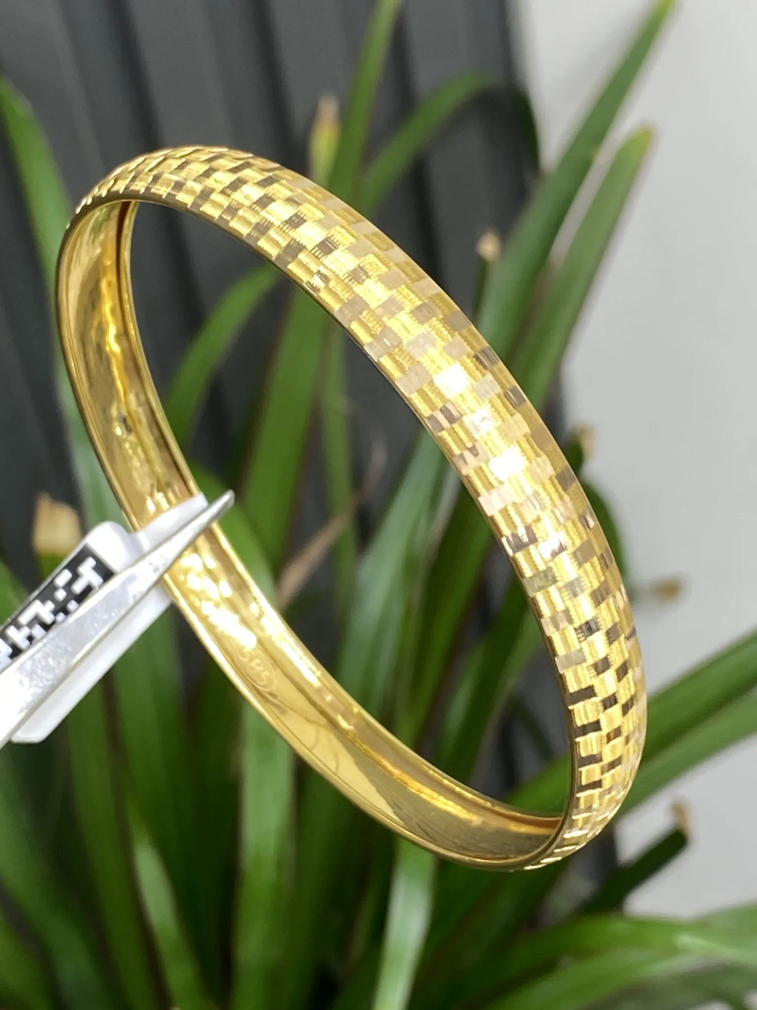 14 Ayar Desenli Hediyelik Bilezik 20 NO