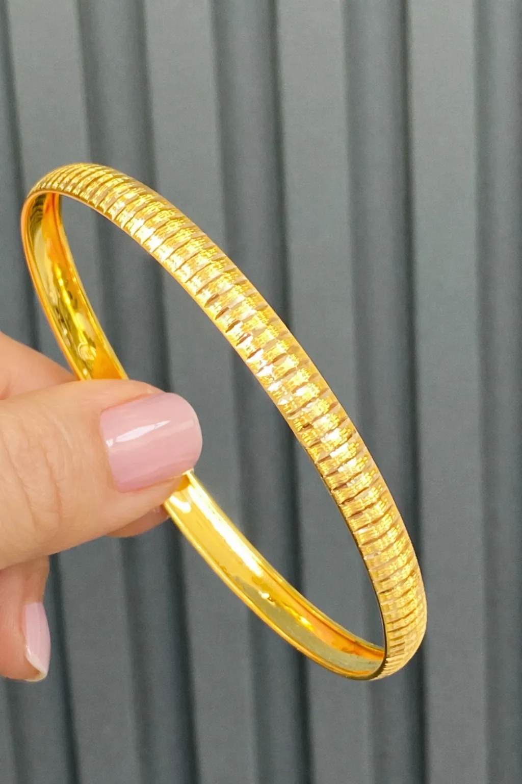 14 Ayar Desenli Bilezik 20 NO