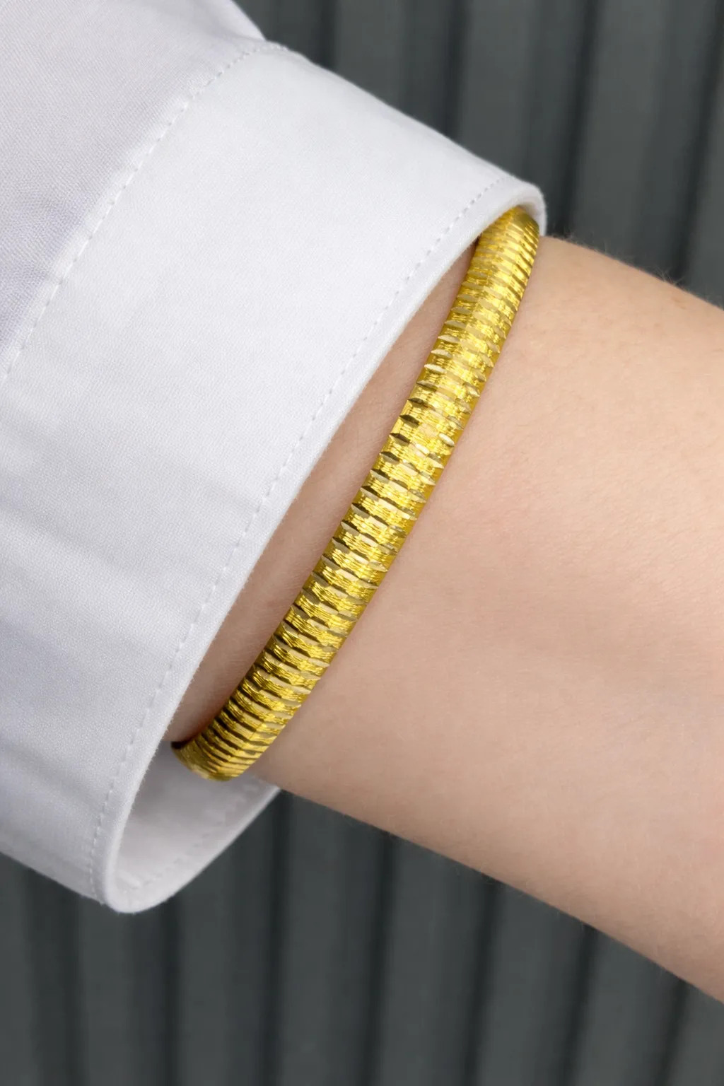 14 Ayar Desenli Bilezik 20 NO