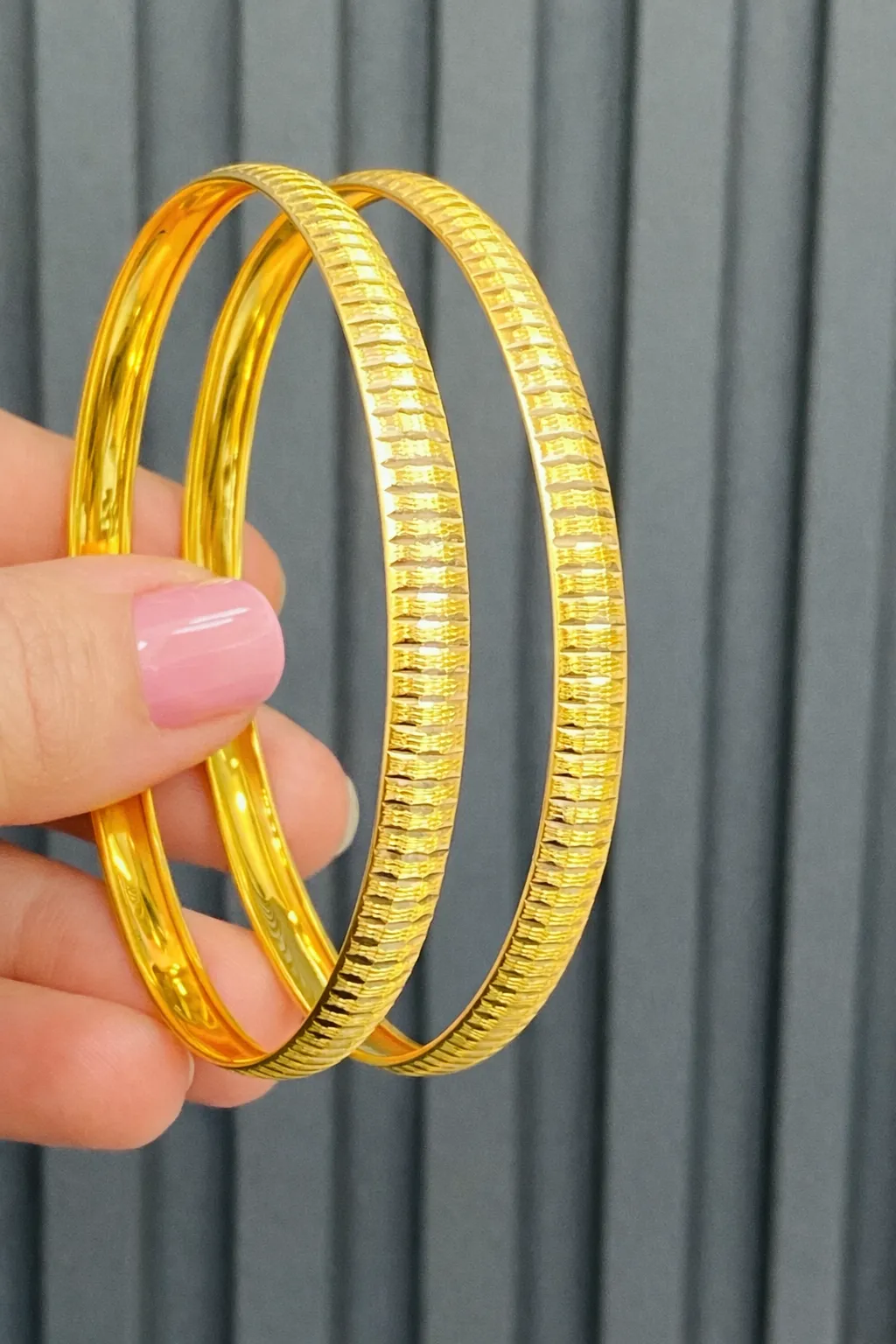 14 Ayar Desenli Bilezik 20 NO