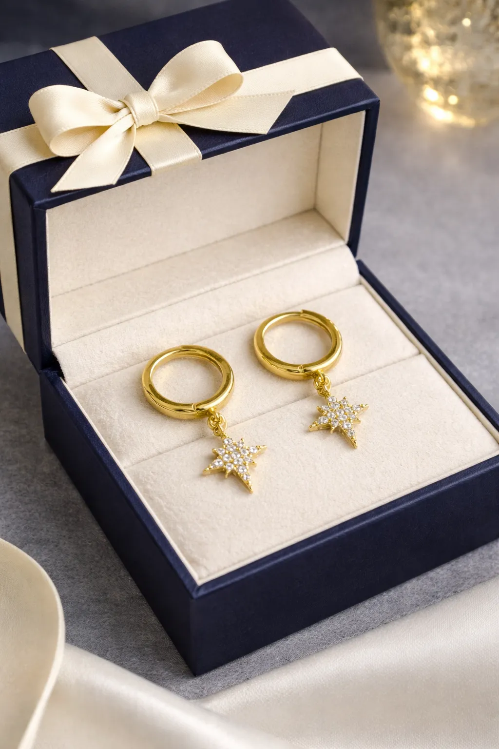 Favori Marka Kuzey Yıldızı Model Küpe