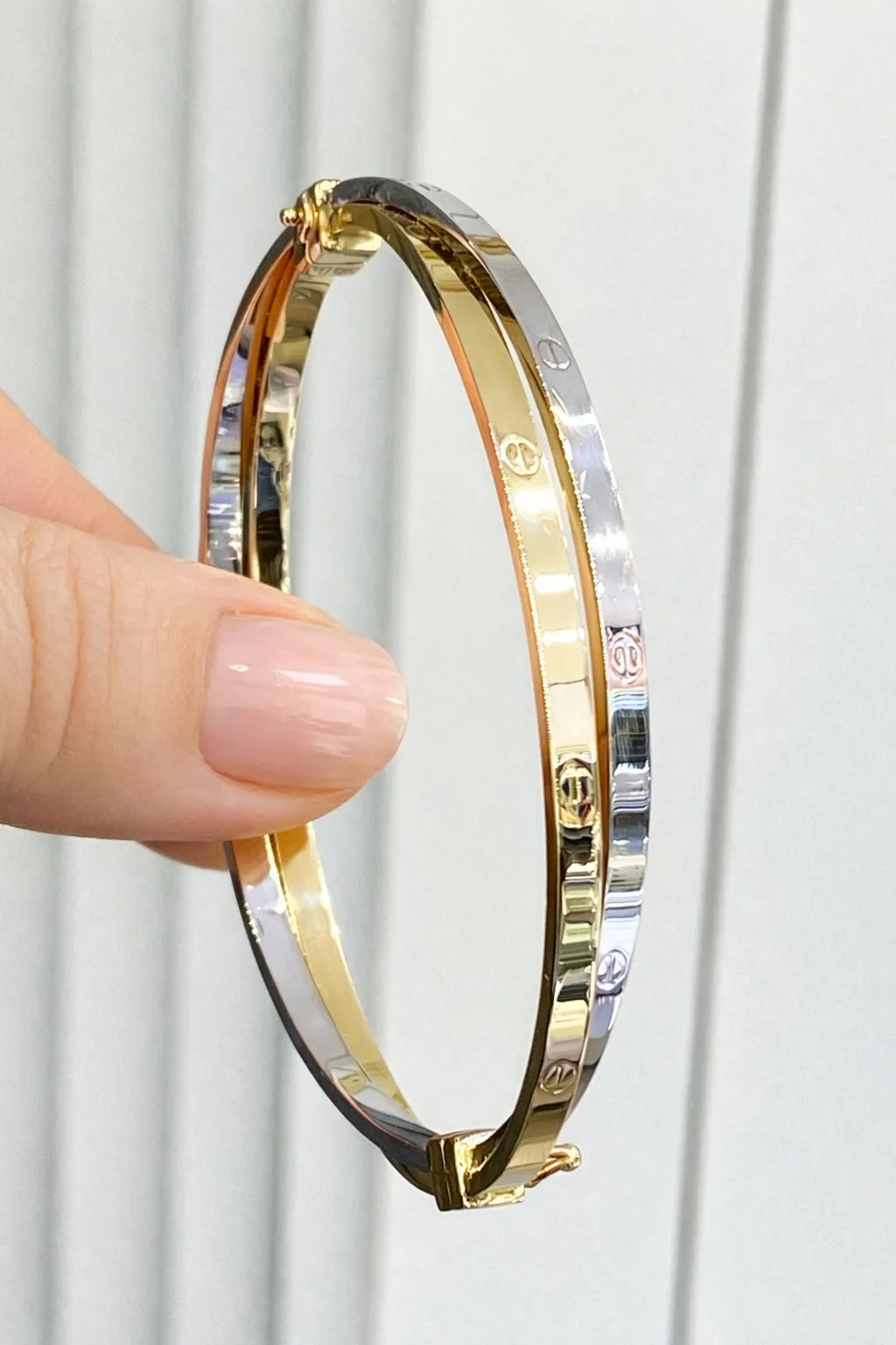 Favori Marka Çift Renkli İtalyan Model Kelepçe