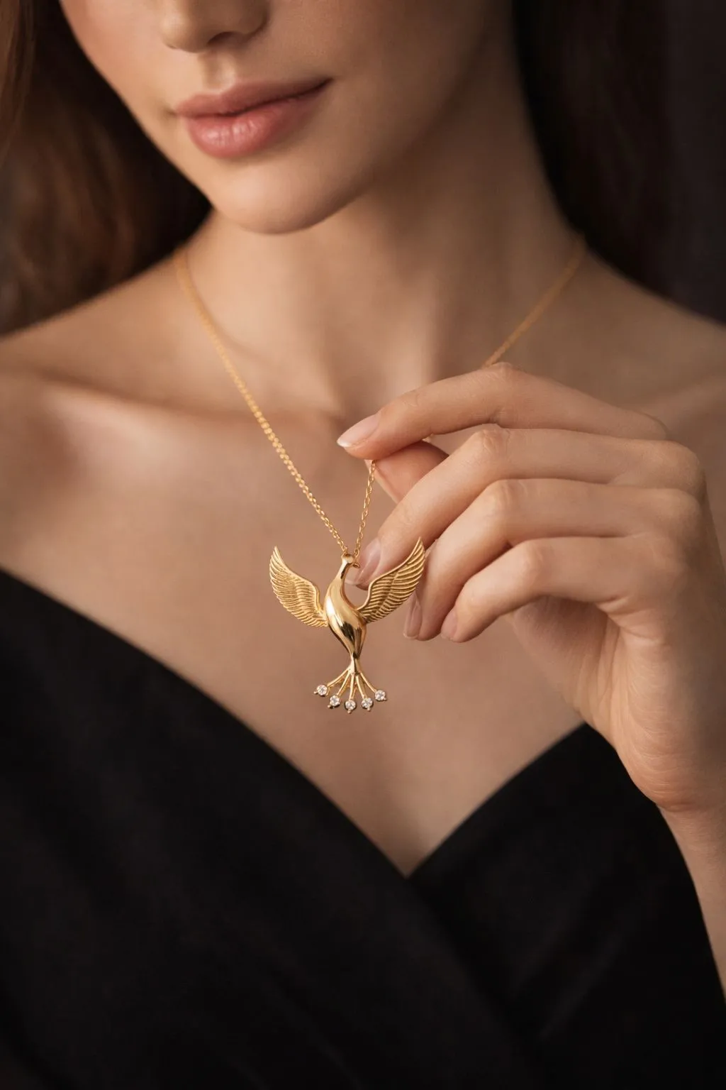 Favori Marka Anka Kuşu Model Kolye