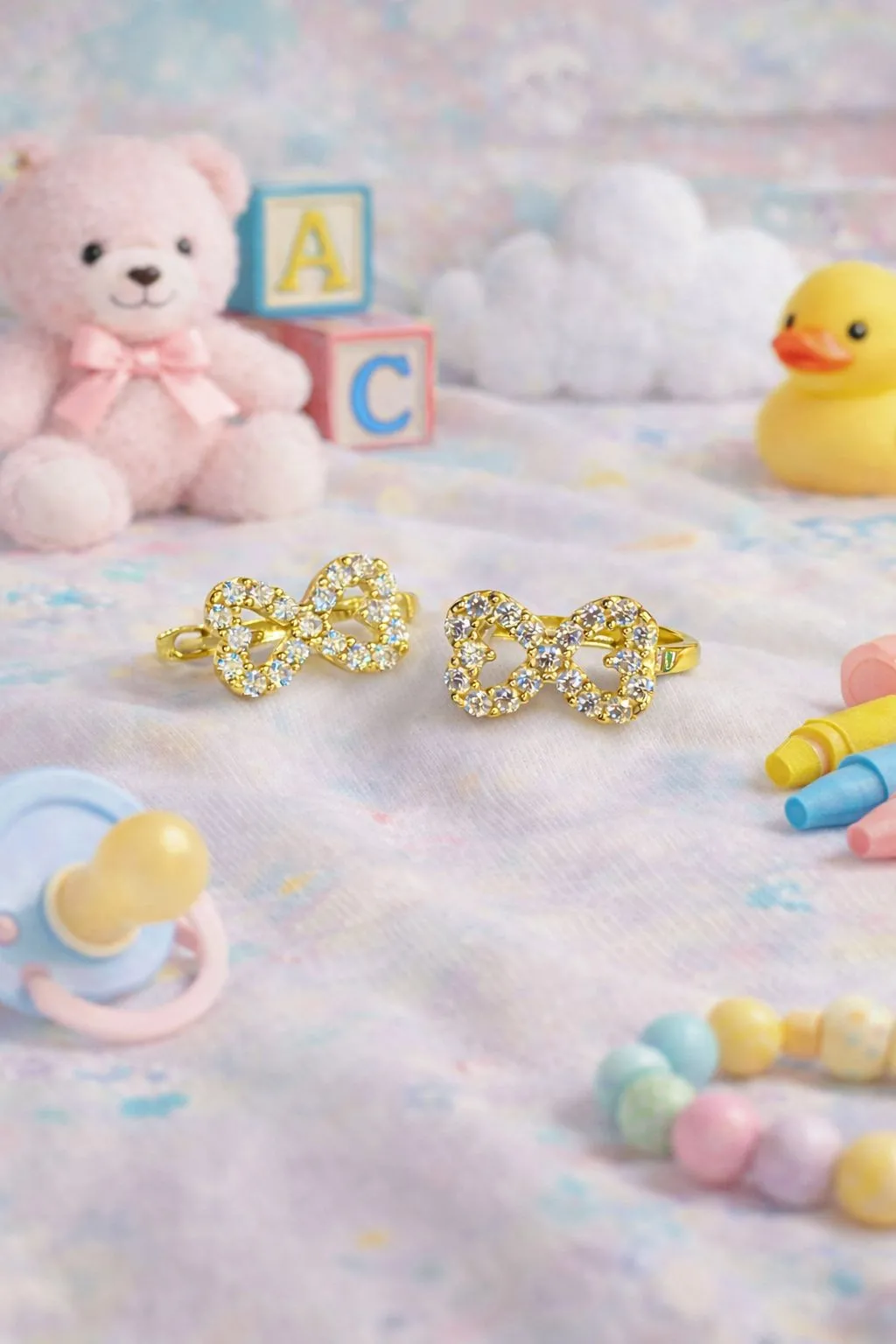 10 Ayar Favori Marka Çocuk Model Küpe