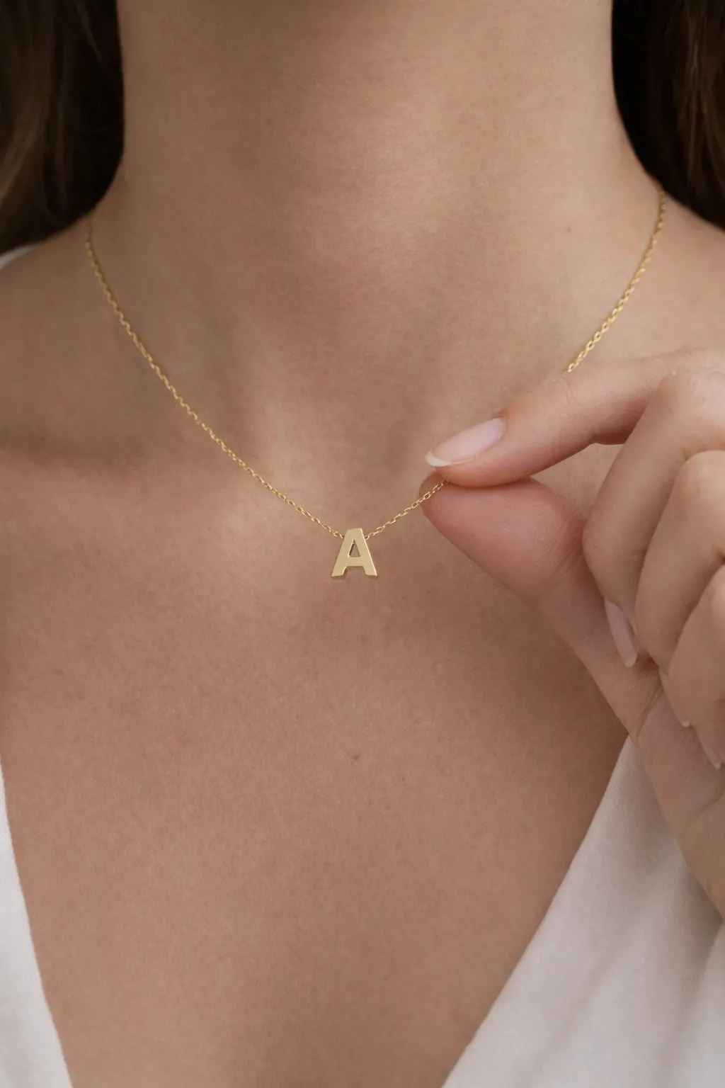 Favori Marka A Harfi Model Kolye