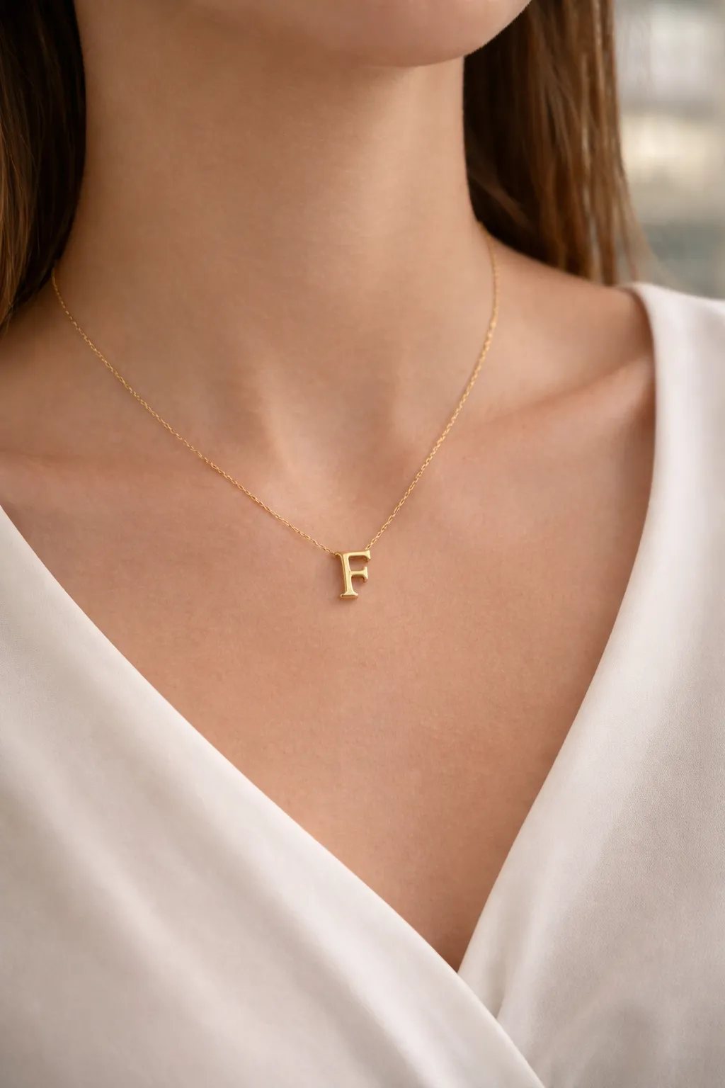 Favori Marka Harf Model Kolye 