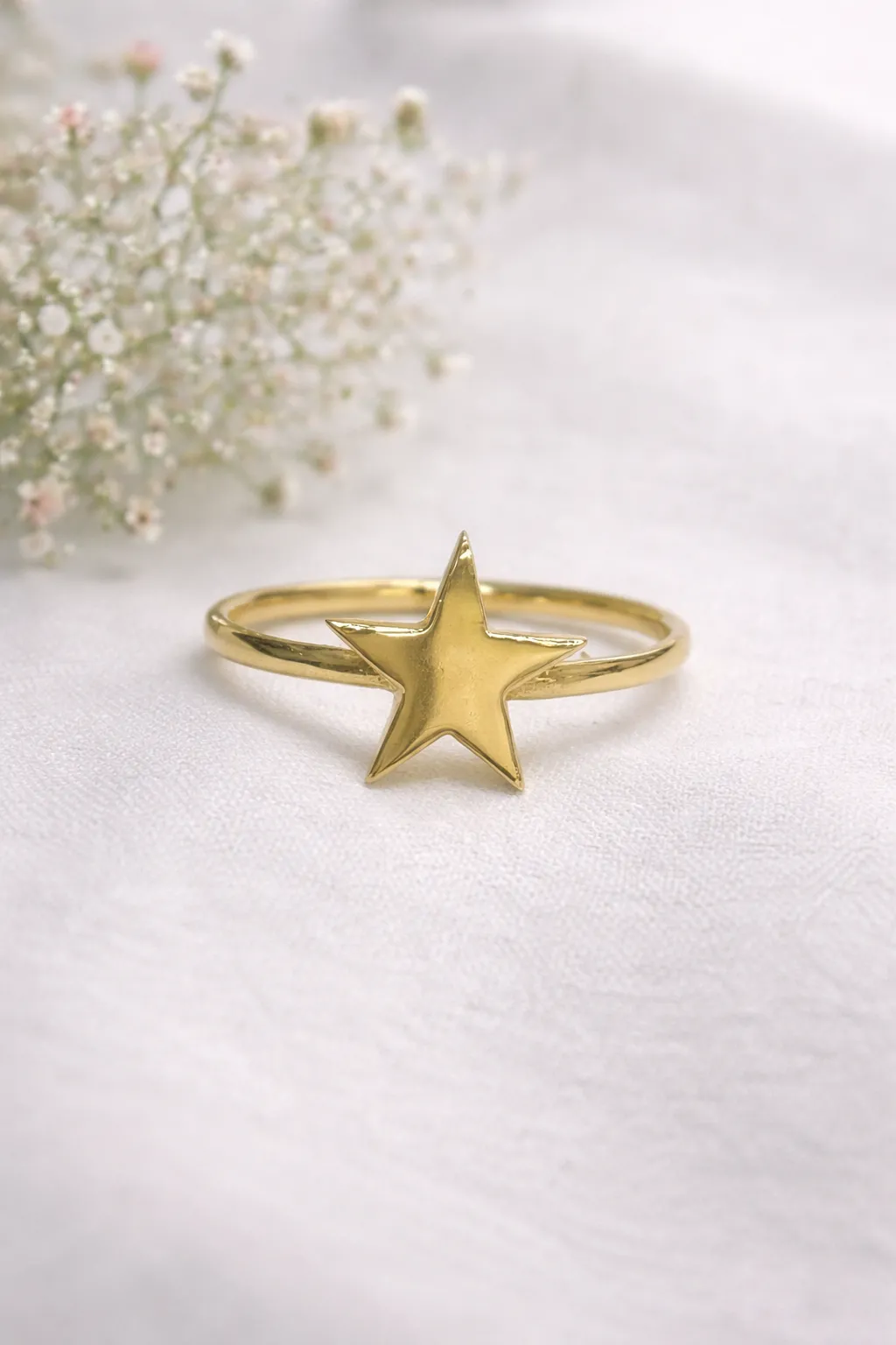 14 Ayar Yıldız Model Yüzük