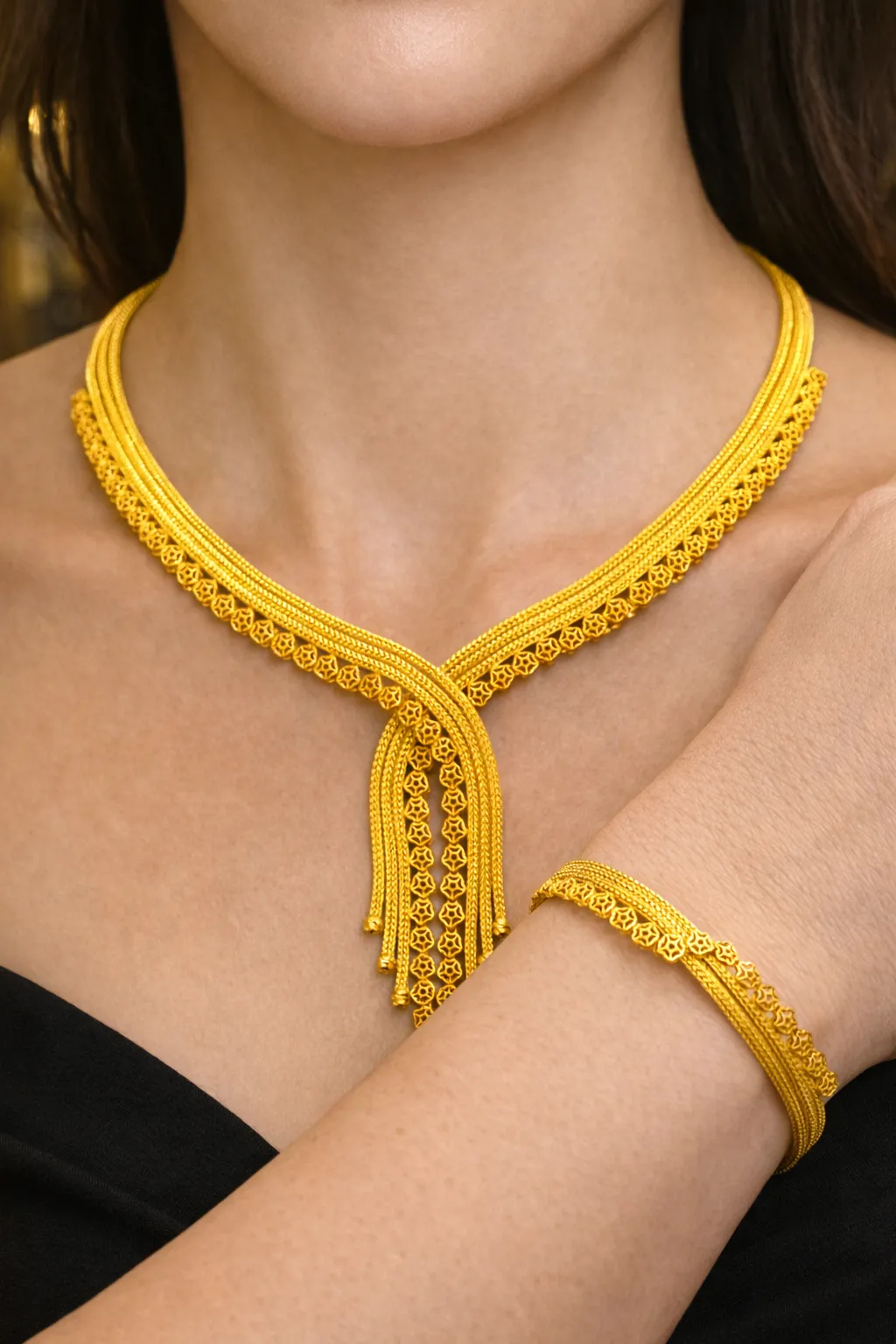 Favori Marka İtalyan Model Sarı Set