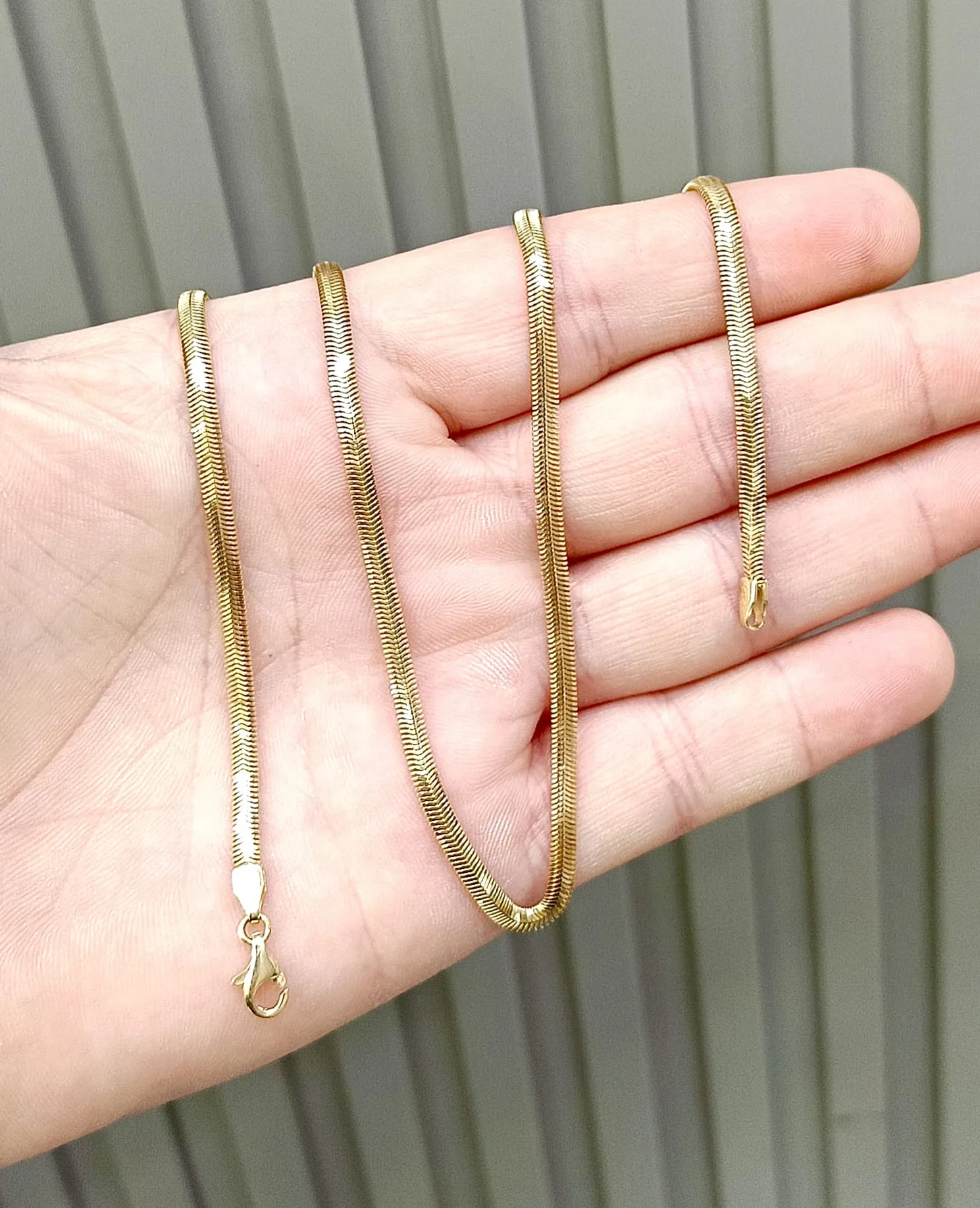 Favori Marka Balık Sırtı Model Zincir 45 CM