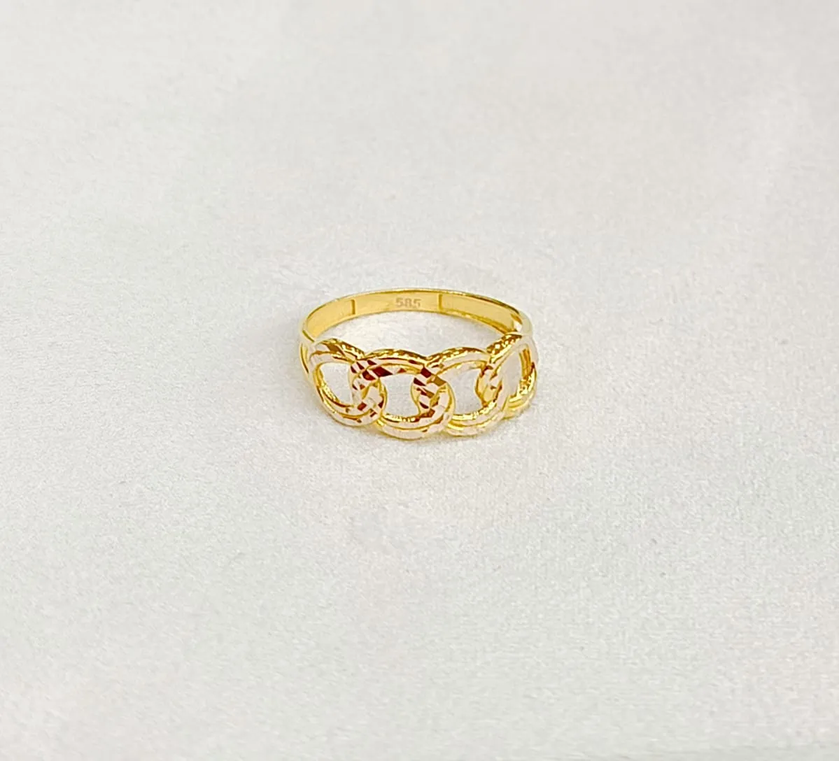 Favori Marka Tasarım Model Sarı Renk Yüzük