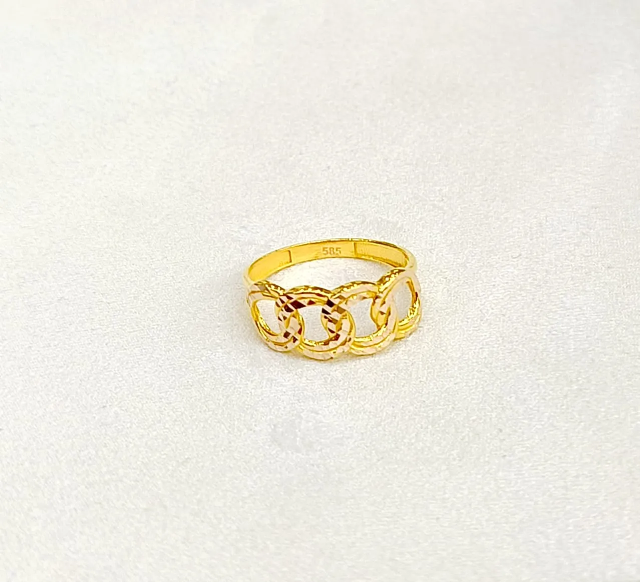 Favori Marka Tasarım Model Sarı Renk Yüzük