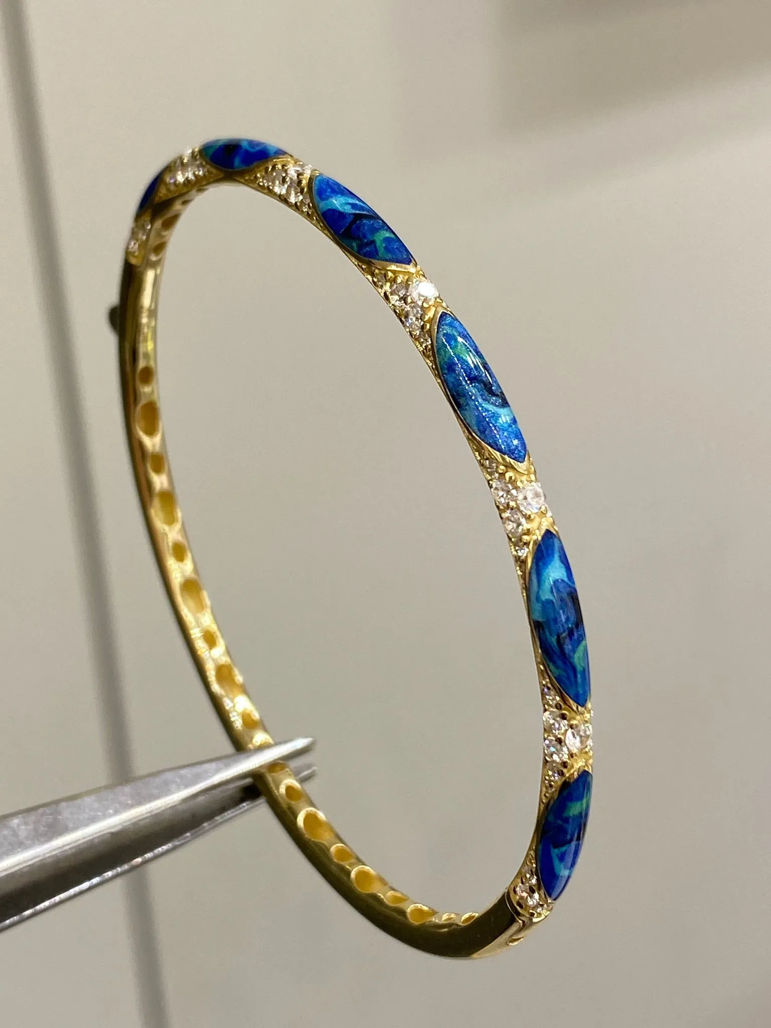 Favori Marka Mavi Manevi Model İtalyan Kelepçe