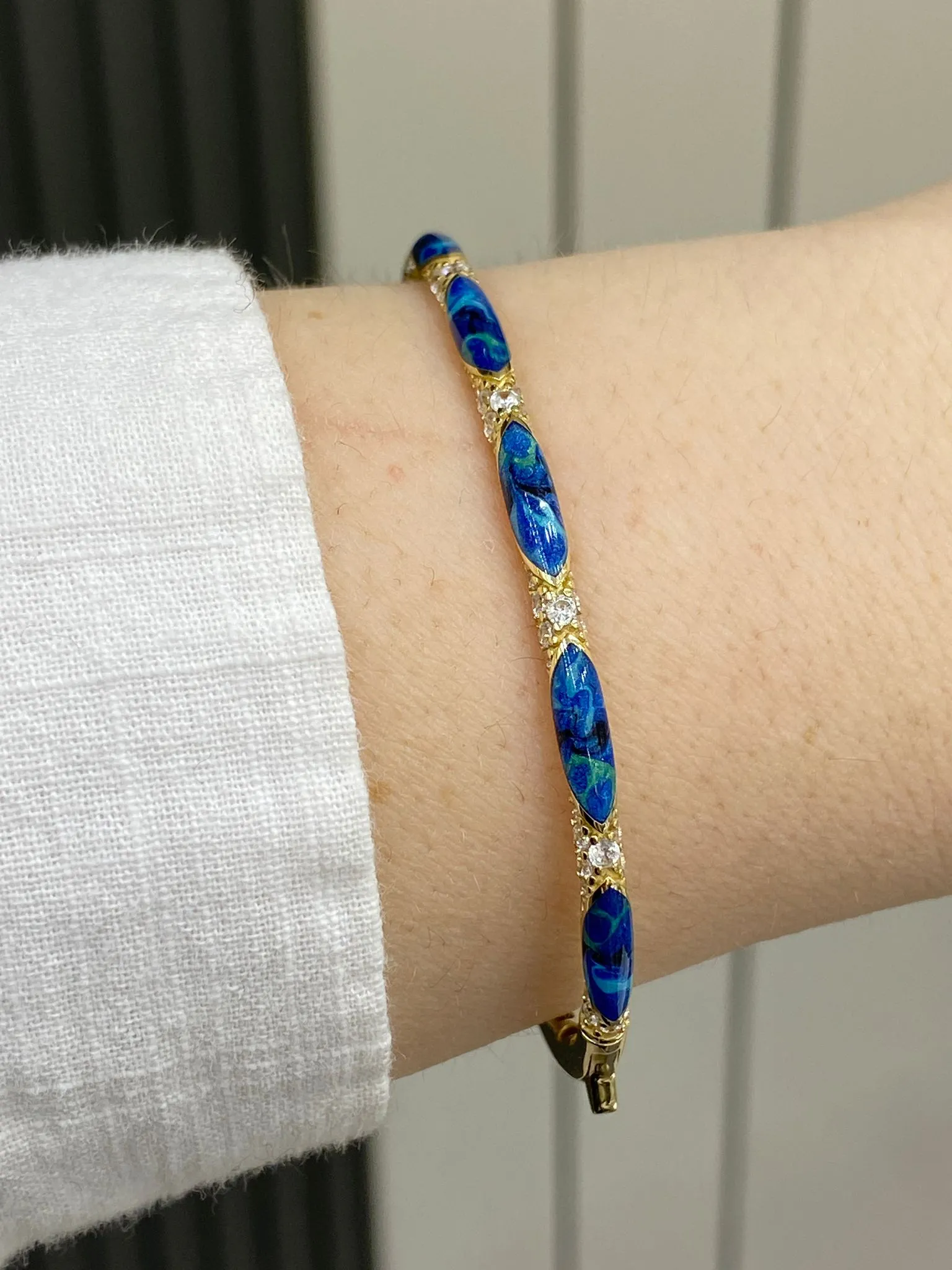 Favori Marka Mavi Manevi Model İtalyan Kelepçe