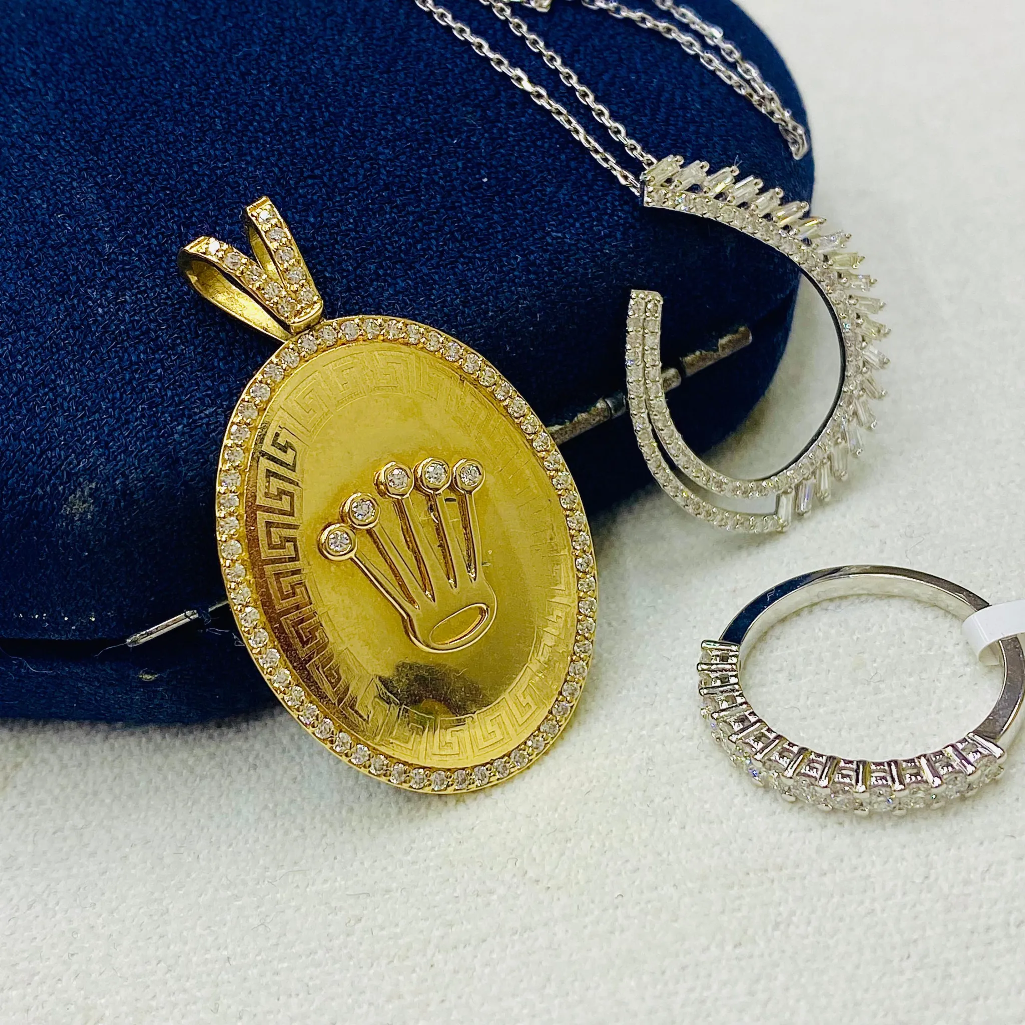 Favori Marka İtalyan Yapımı Pırlanta Taşlı Uç