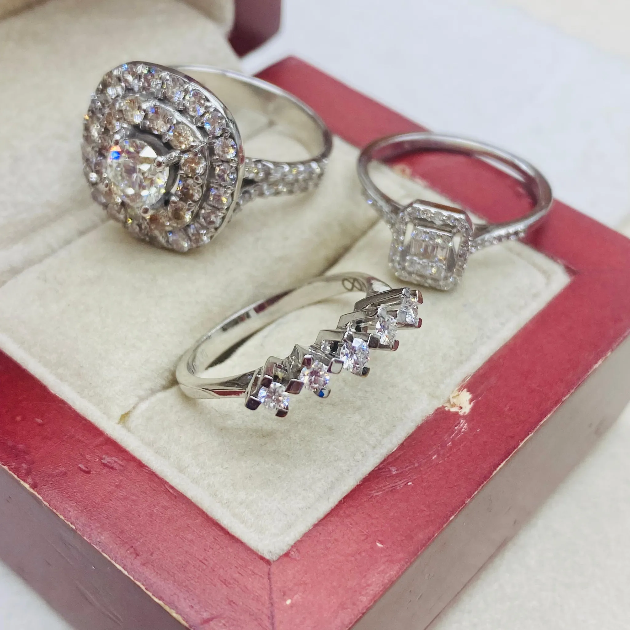 Zen Marka Pırlanta Taşlı Beş Taş Yüzük