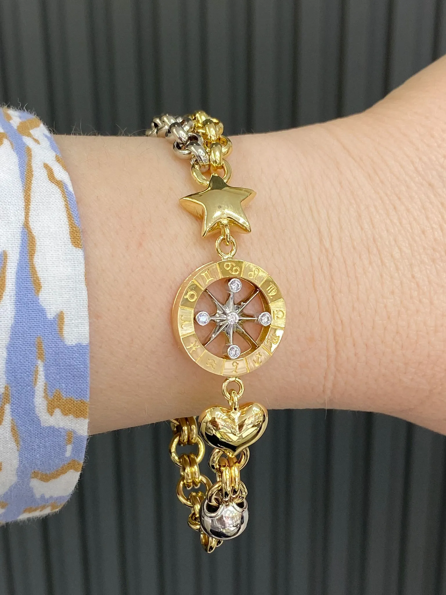 Favori Marka Çift Renkli İtalyan Model Bileklik