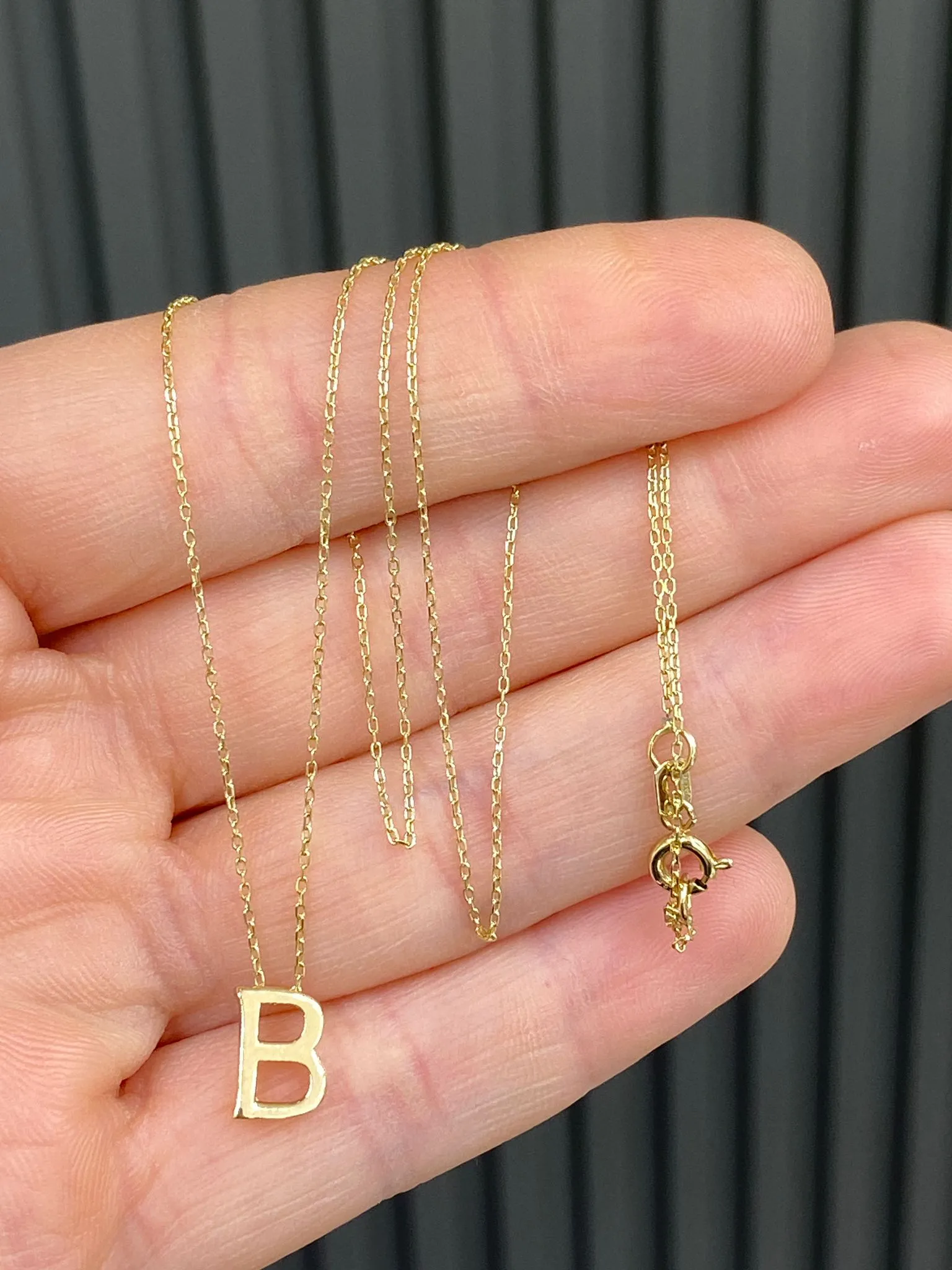 Favori Marka B Harfi Model Kolye