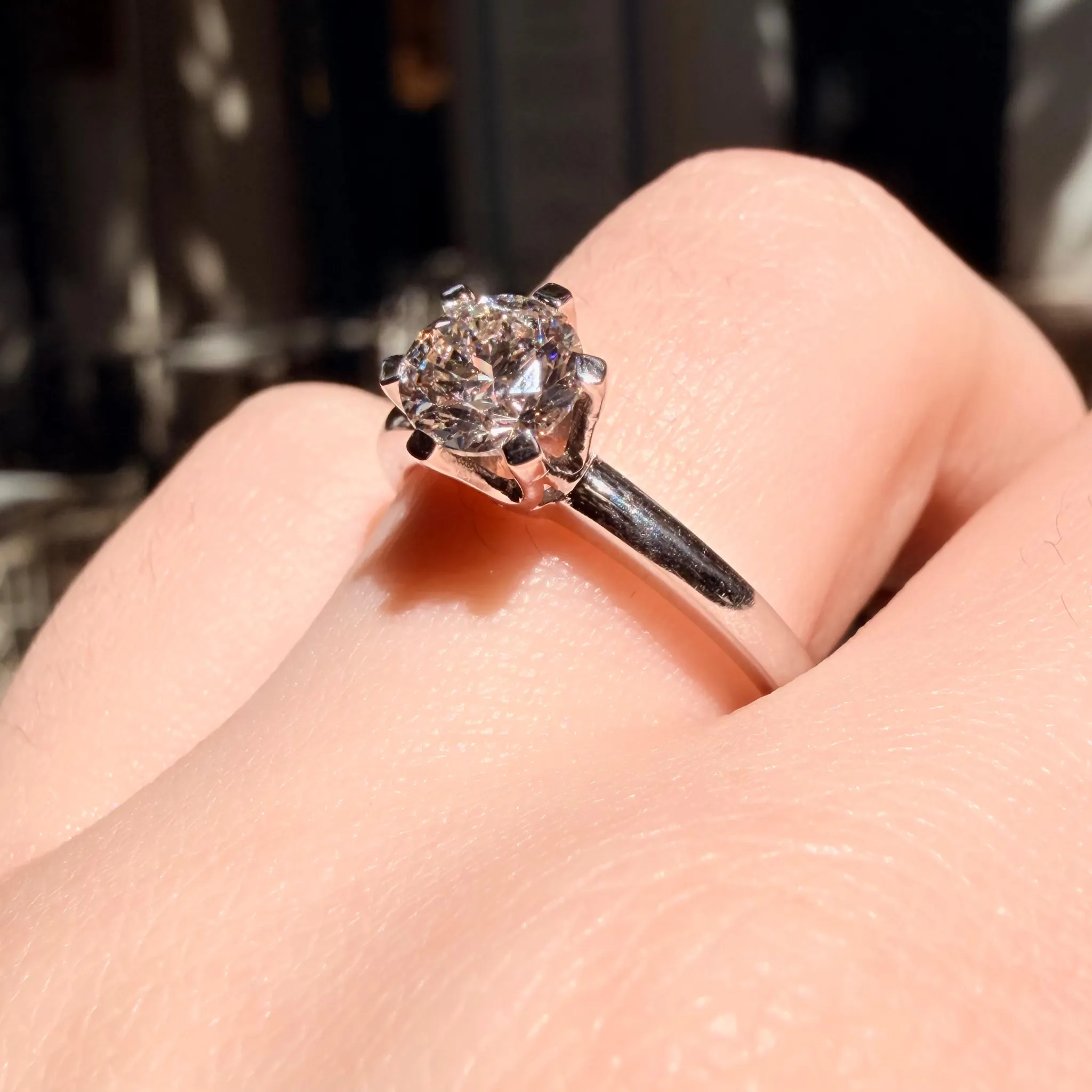 Favori Marka Pırlanta Taşlı Tek Taş Yüzük