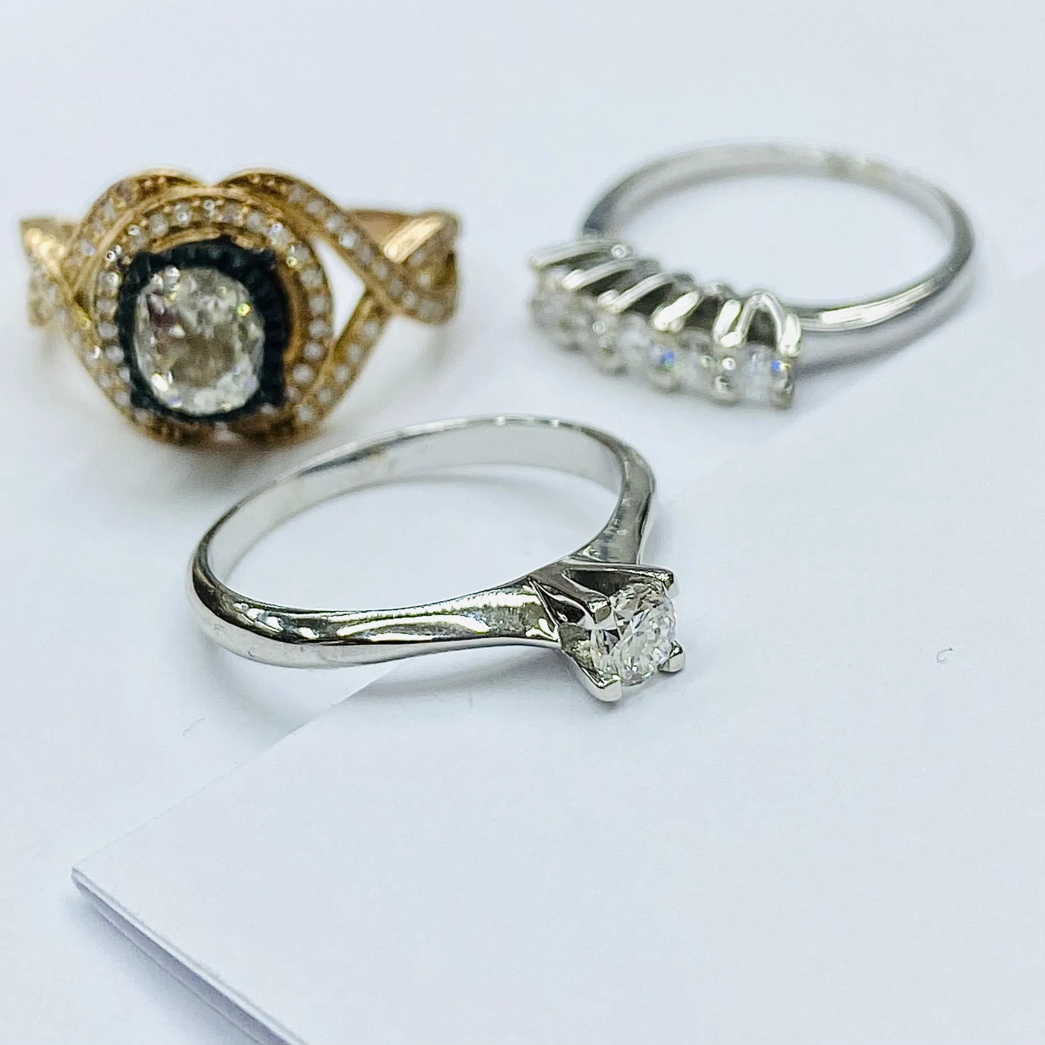 ATASAY Marka Pırlanta Taşlı Tek Taş Yüzük