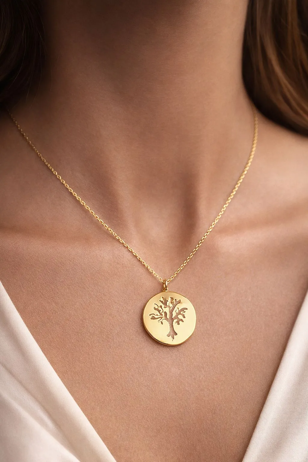 Favori Marka Yaşam Ağacı Model Kolye