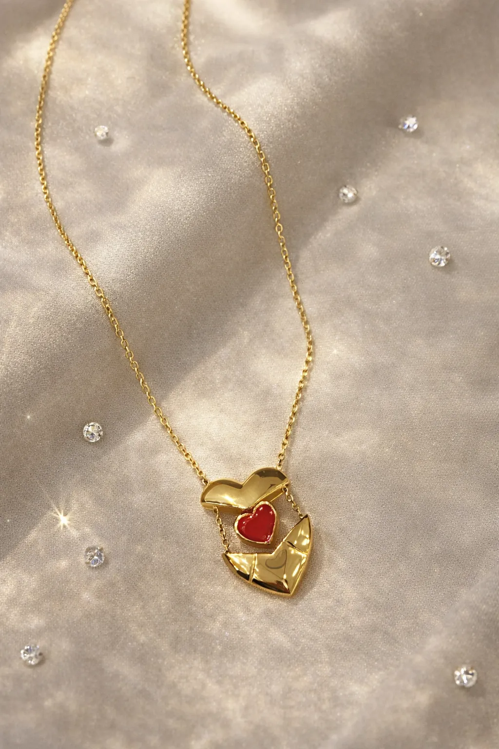 Favori Marka Kalp Model Kolye