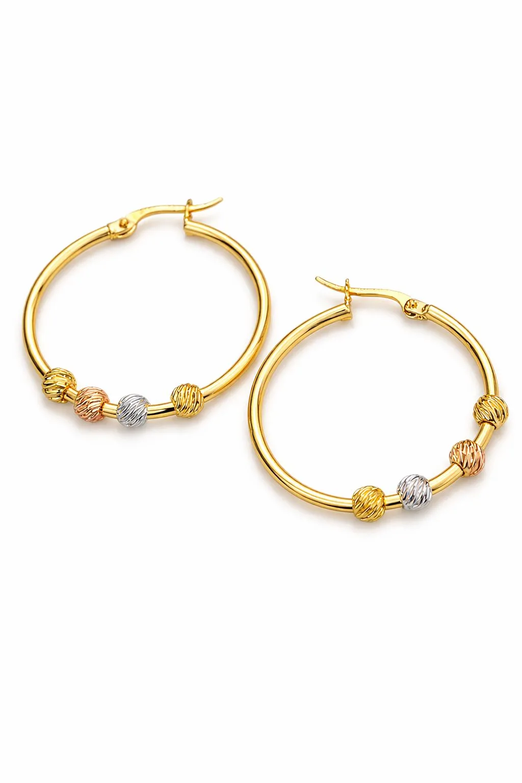 8 Ayar Dorikalı Model Halka Küpe