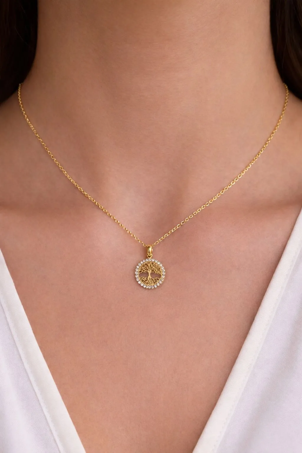 Favori Marka Yaşam Ağacı Model Kolye