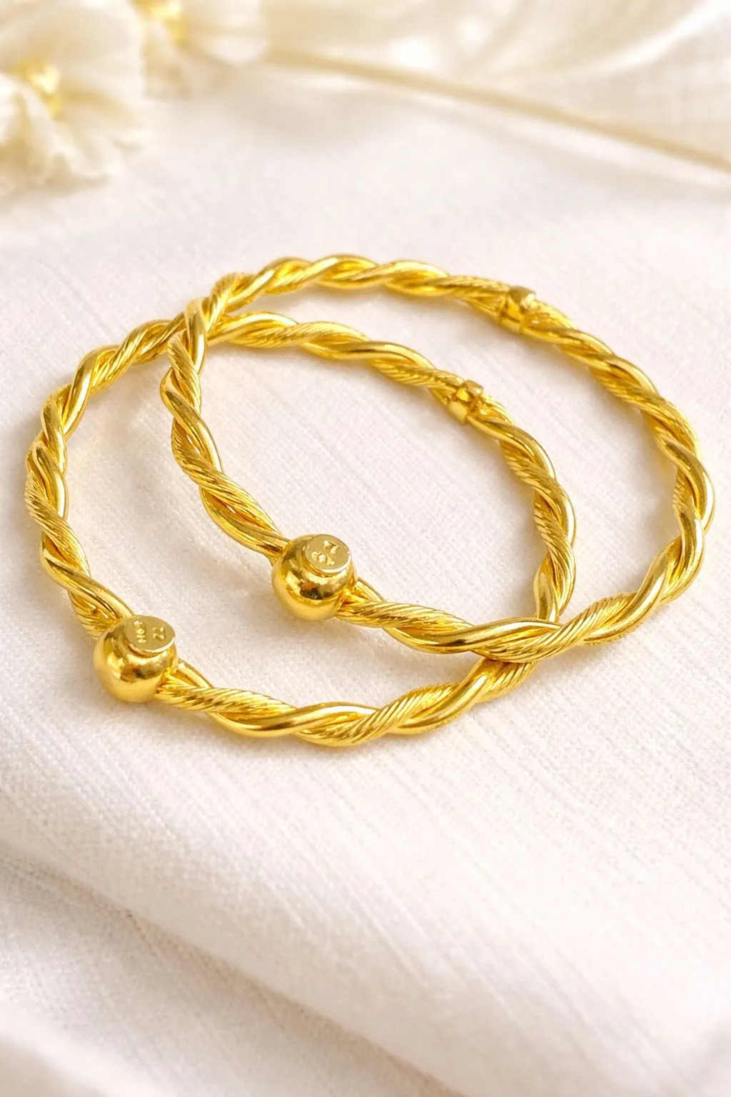 22 Ayar İkili Burma Model Kelepçe