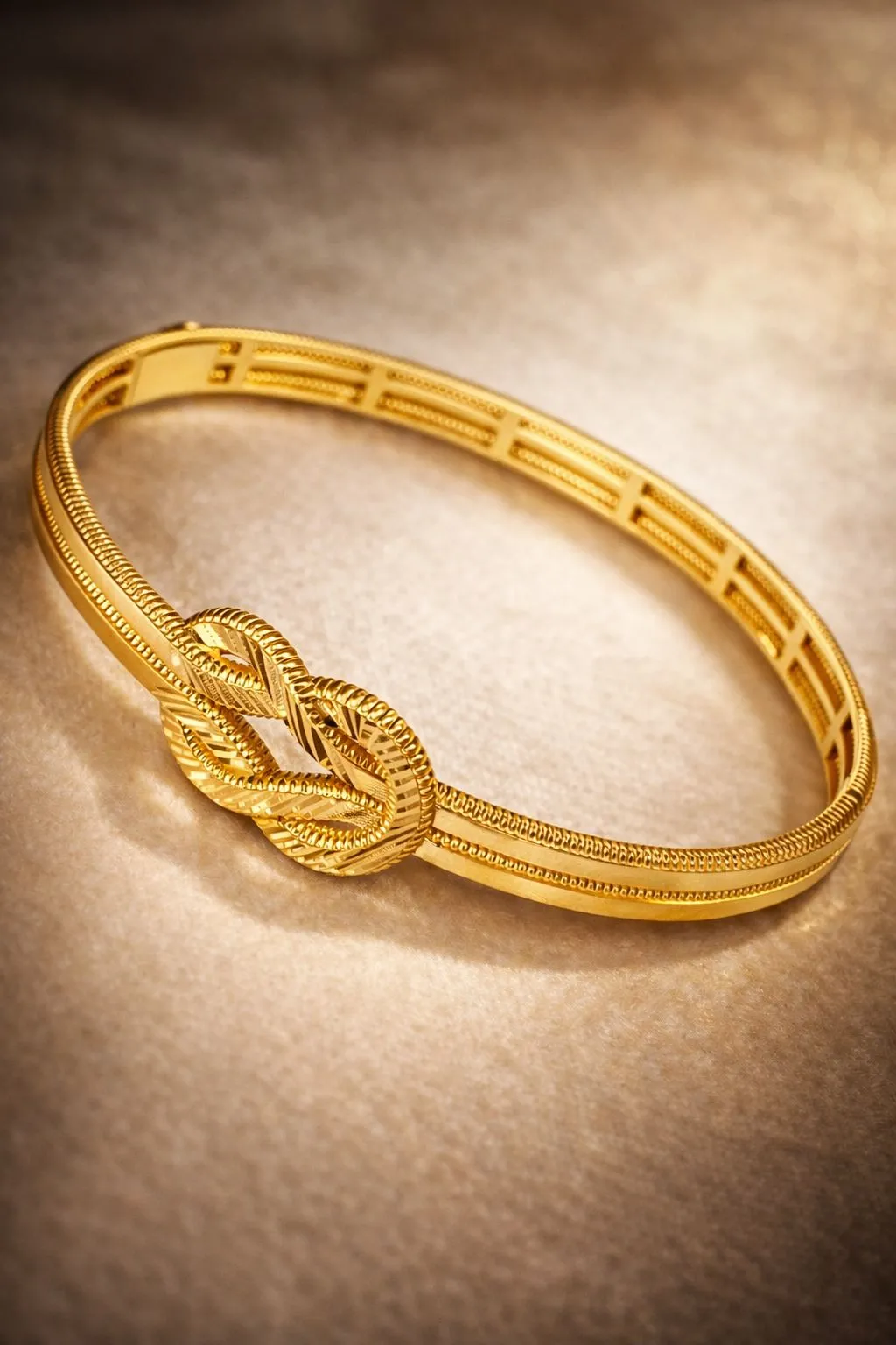 22 Ayar Aşk Düğümü Model Kelepçe