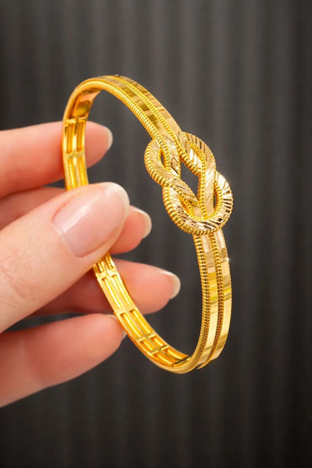 22 Ayar Aşk Düğümü Model Kelepçe