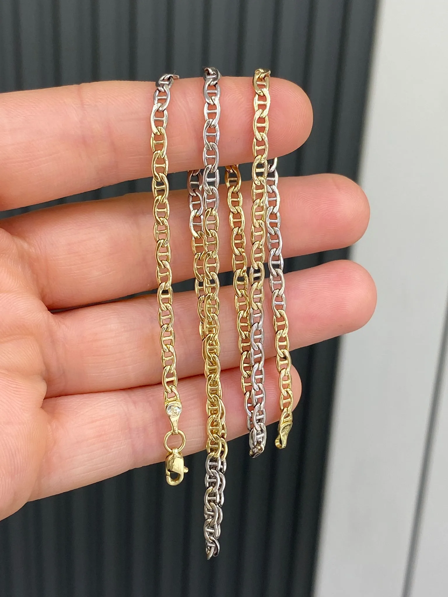 Favori Marka Çift Renkli İtalyan Model Zincir