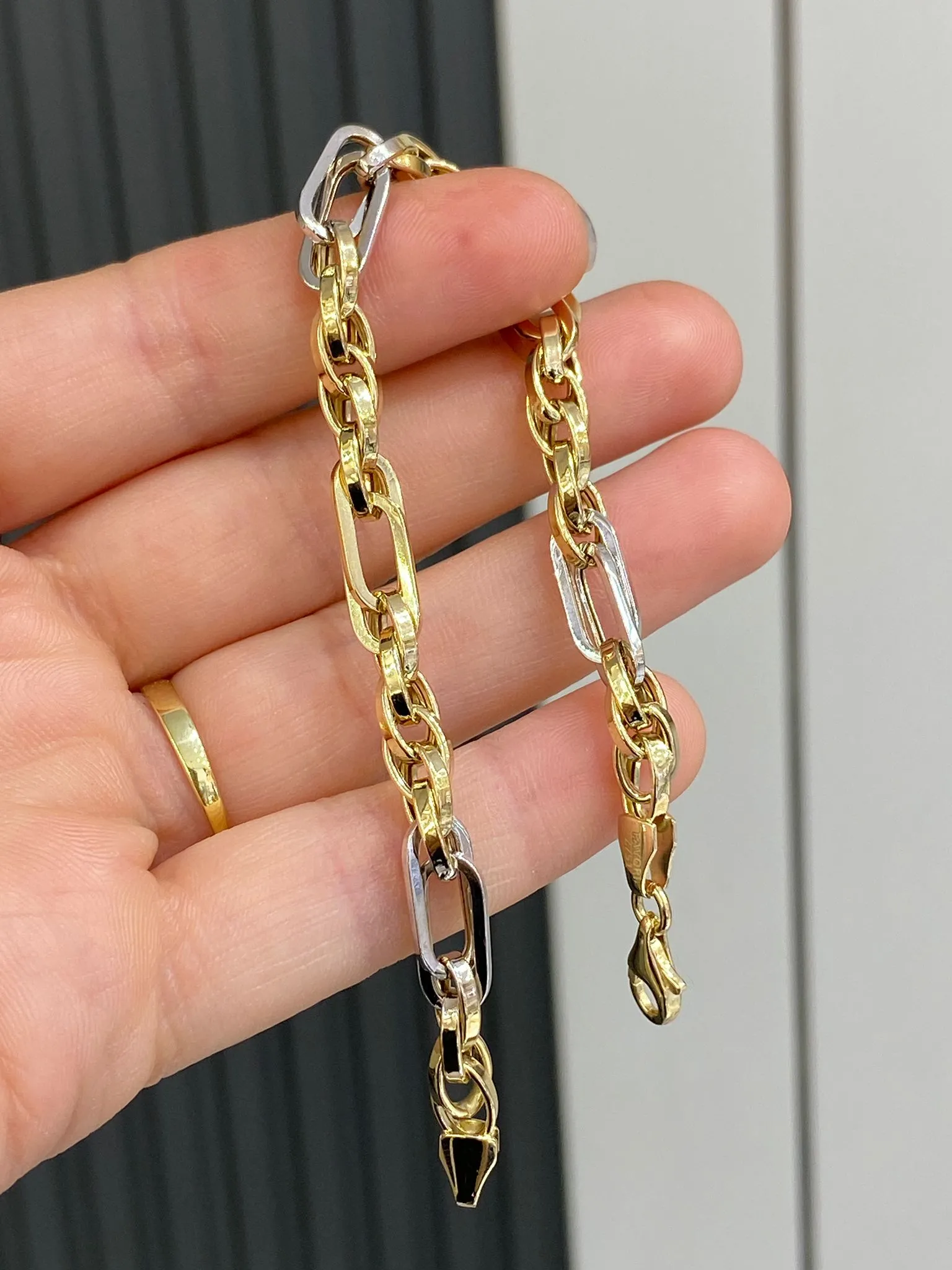 Favori Marka Çift Renk İtalyan Bileklik