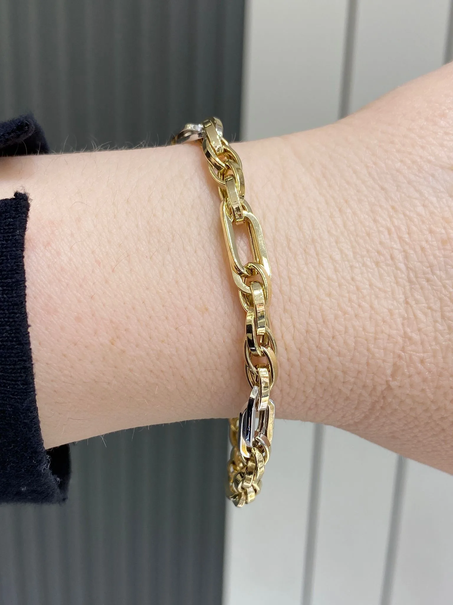 Favori Marka Çift Renk İtalyan Bileklik