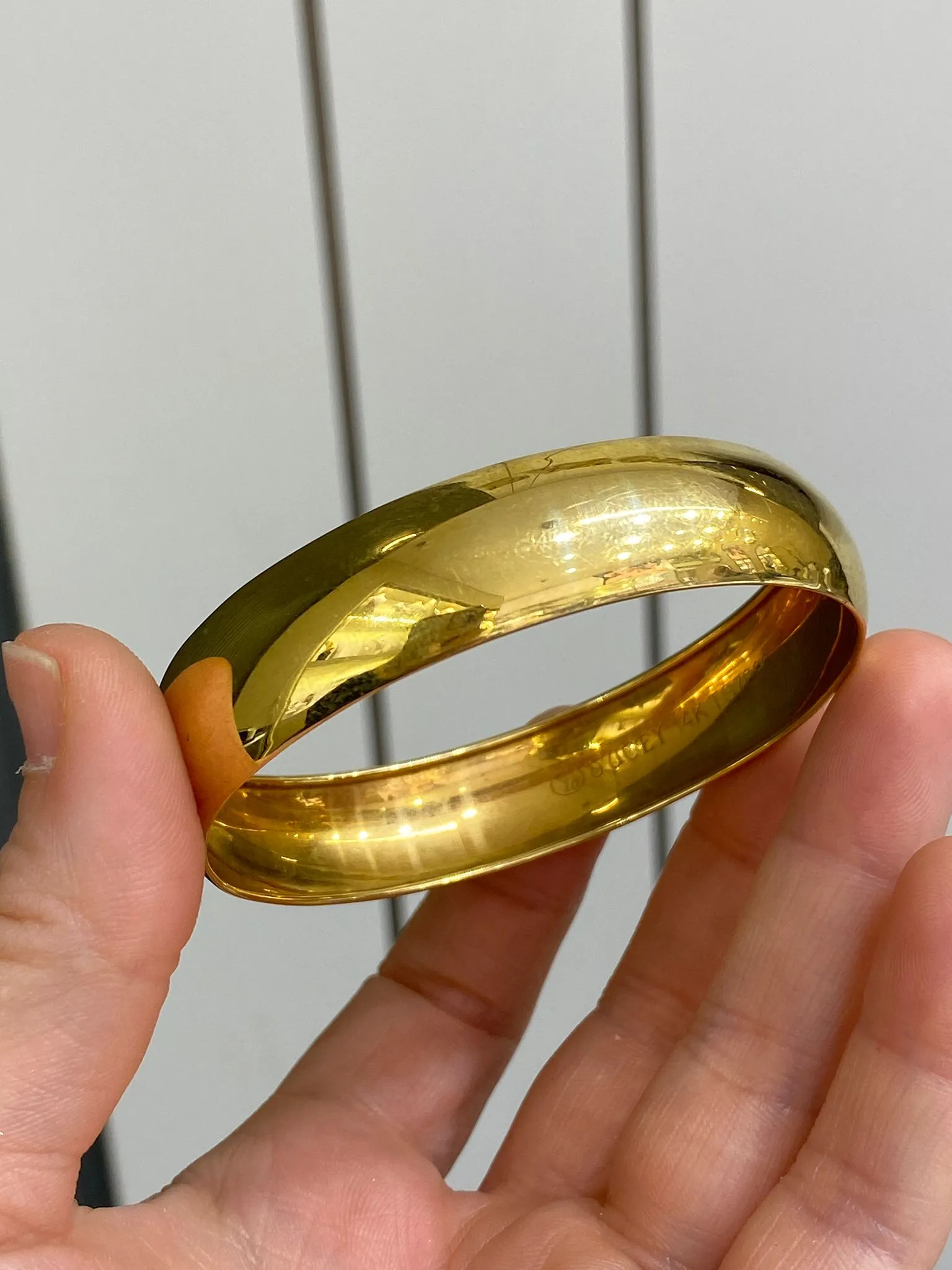 14 Ayar Düz Bilezik 20 No