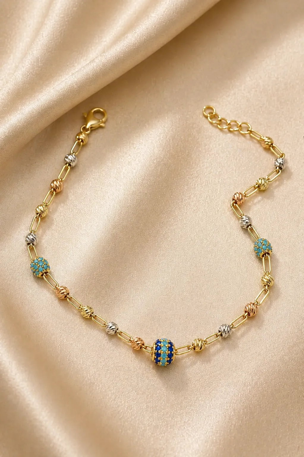 Favori Marka Dorikalı Firuze Taşlı Bileklik