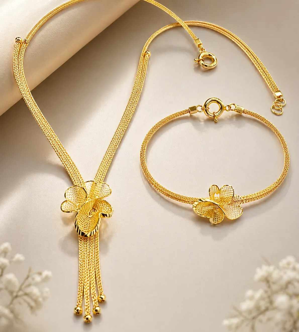 Favori Marka Gül Model Sarı Set