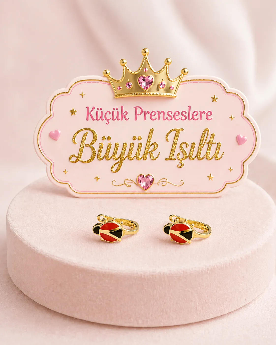 8 Ayar Çocuk Model Küpe